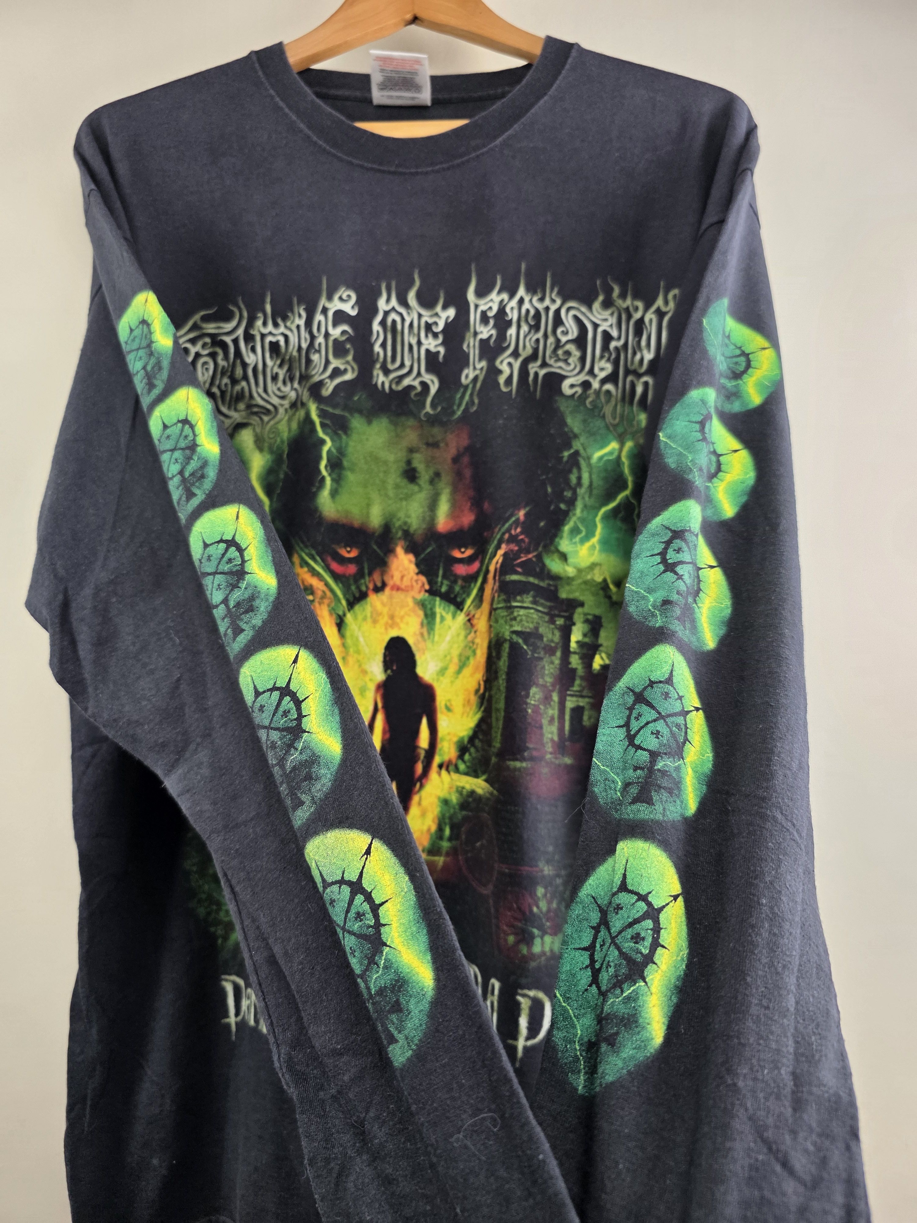 Band Tees × Vintage 2003 Cradle of Filth Damnation and a day Long-sleeve XL Size US XL / EU 56 / 4 - 2 Thumbnail