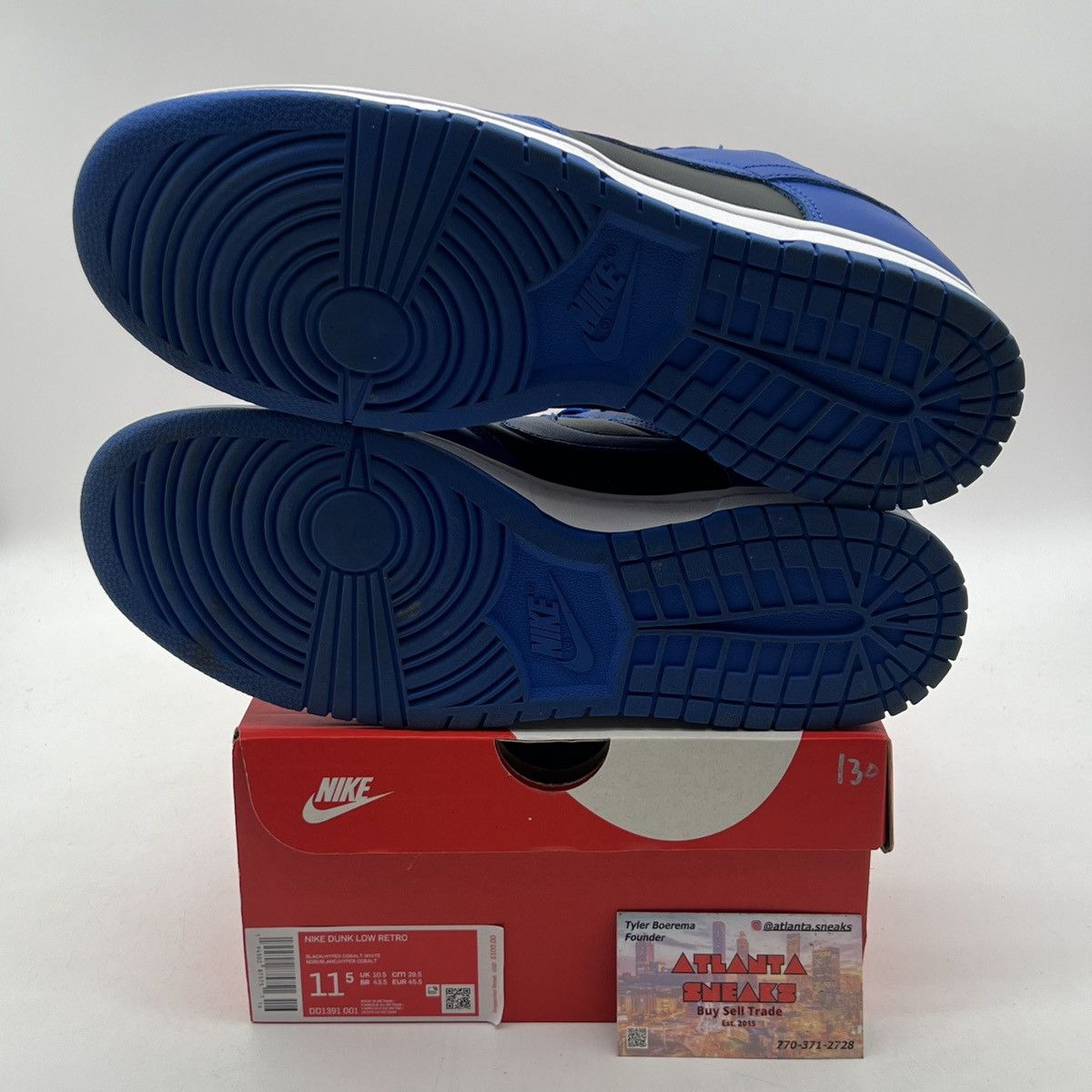 Nike Nike dunk low hyper cobalt Size US 11.5 / EU 44-45 - 7 Thumbnail