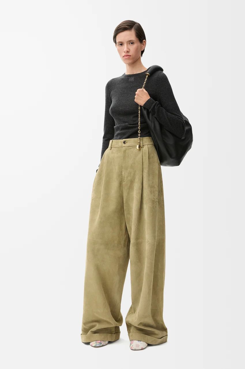Loewe o1loc1c0525 Draped Sweater in Grey Size L / US 10 / IT 46 - 2 Thumbnail