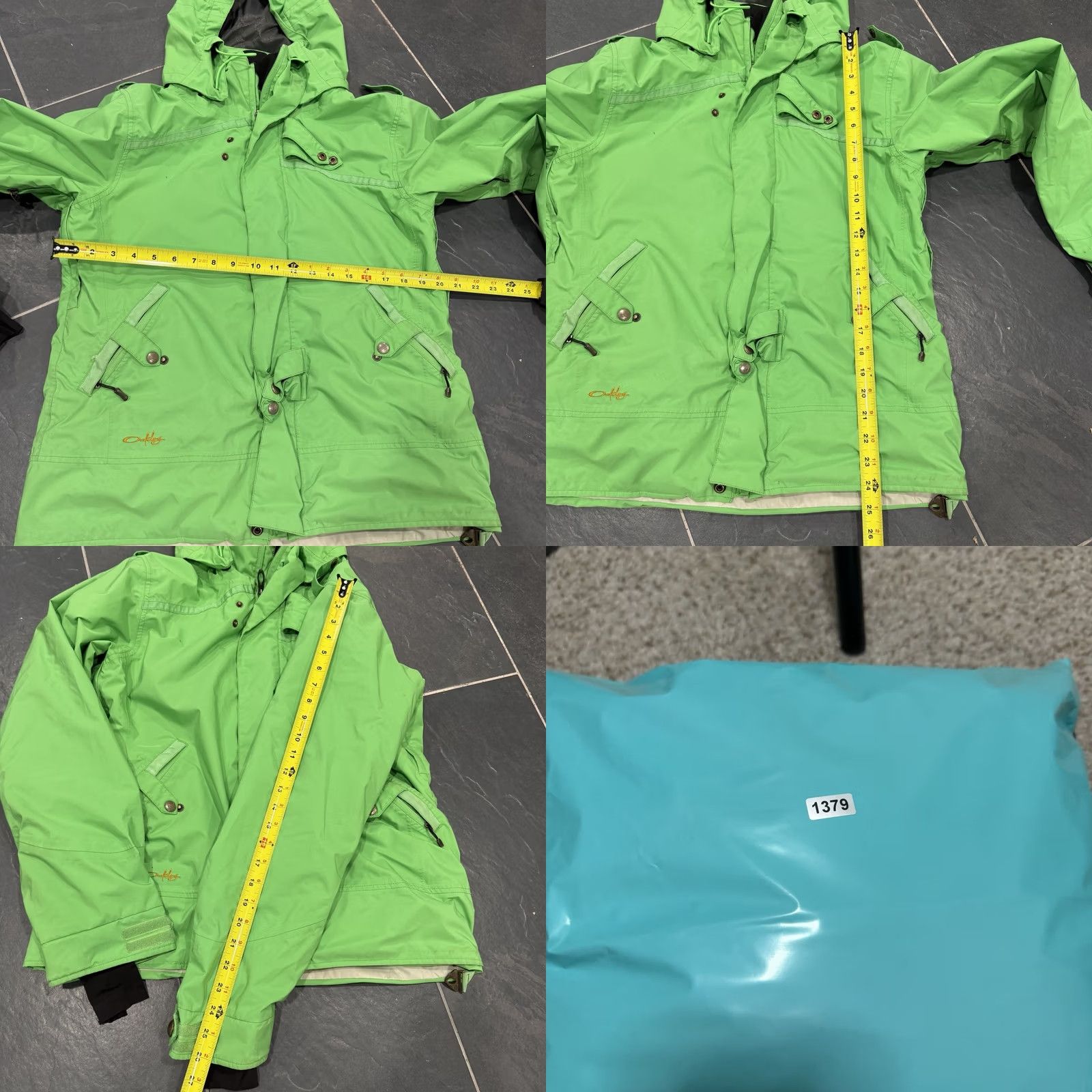 Oakley Oakley Ski Jacket Womens Medium Green Hooded Regular Fit Zip Pockets Mens Womens Girls? Size M / US 6-8 / IT 42-44 - 8 Thumbnail