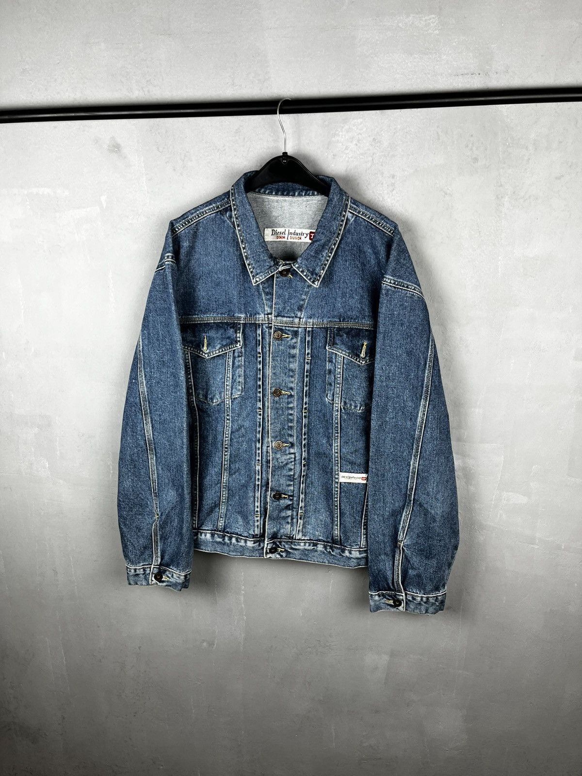 Diesel × Vintage Diesel denim jacket vintage 90s hype Size US L / EU 52-54 / 3 - 6 Thumbnail