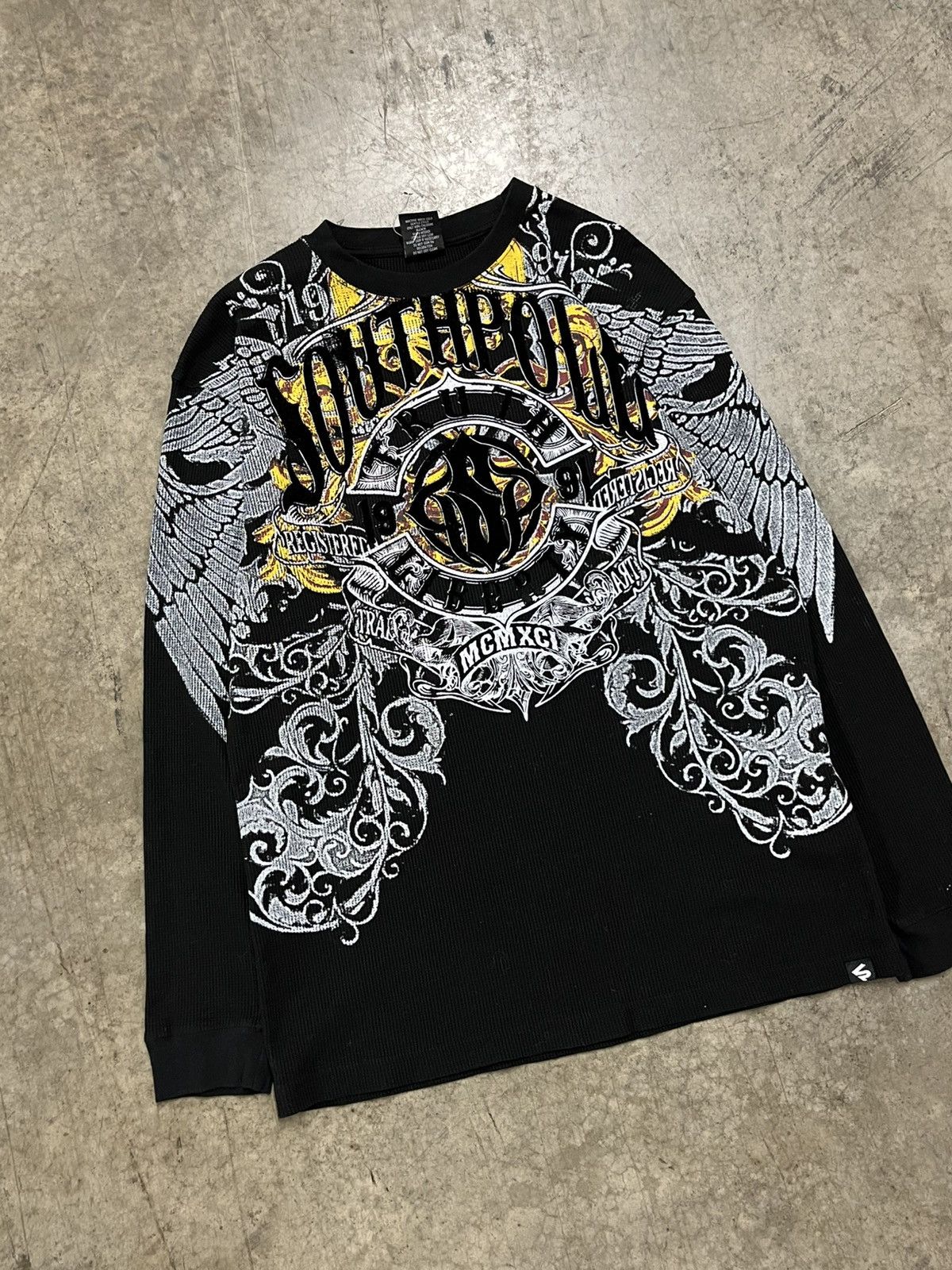 Southpole × Vintage Y2K affliction style grunge southpole thermal opium emo goth Size US XXL / EU 58 / 5 - 4 Thumbnail