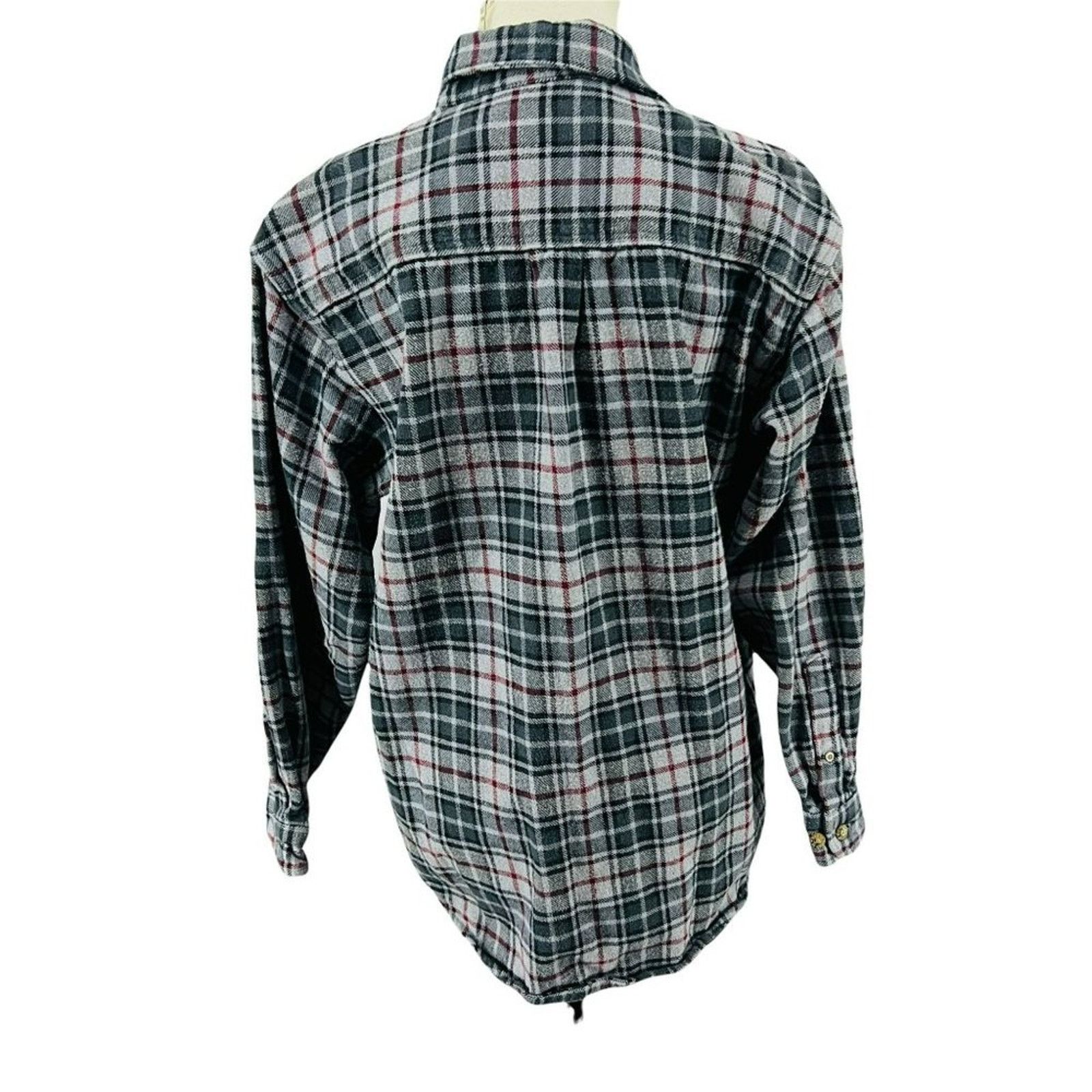Moose Knuckles Vintage Moose Creek Flannel Shirt Grunge Mens Large Size US L / EU 52-54 / 3 - 3 Thumbnail