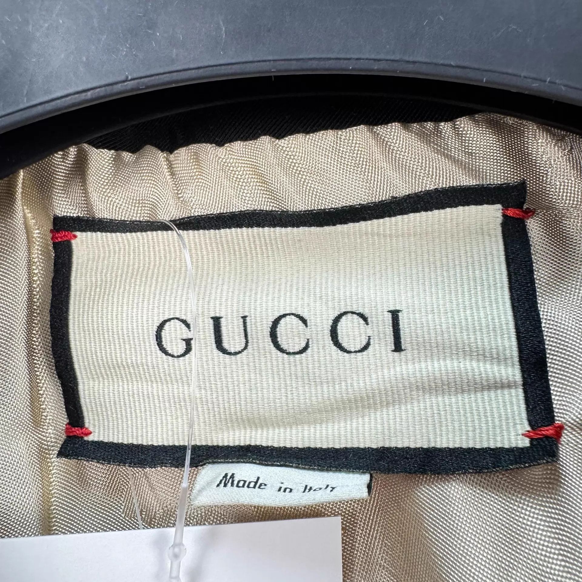 Gucci Gucci Gold Thread Embroidered Logo Jacket 38 New Size XS / US 0-2 / IT 36-38 - 7 Thumbnail