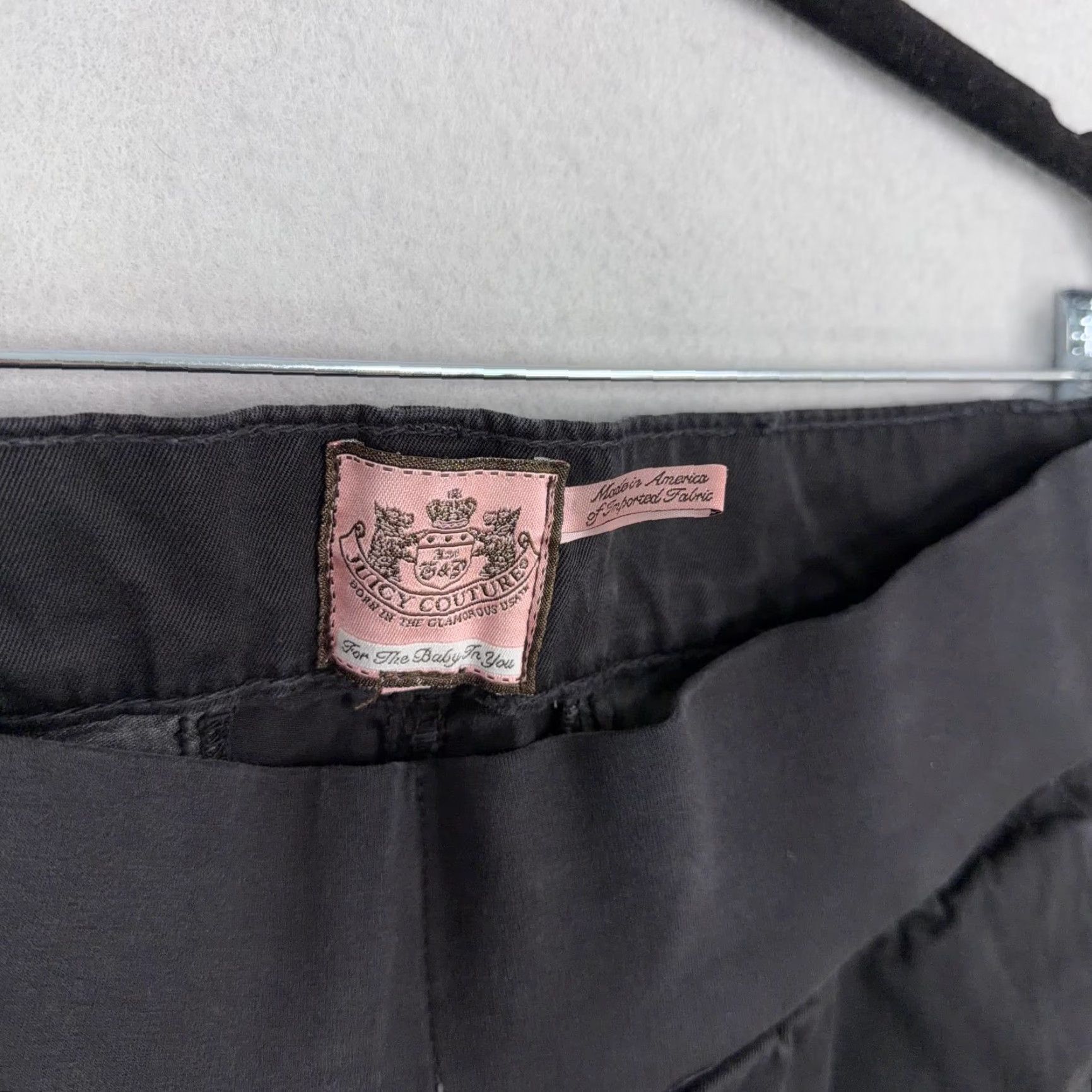 Juicy Couture Vintage Juicy Couture Pants Womens Bootcut Black 30 Stretch Waist Wideband Casual Mens? Womens Size 30" / US 8 / IT 44 - 4 Thumbnail