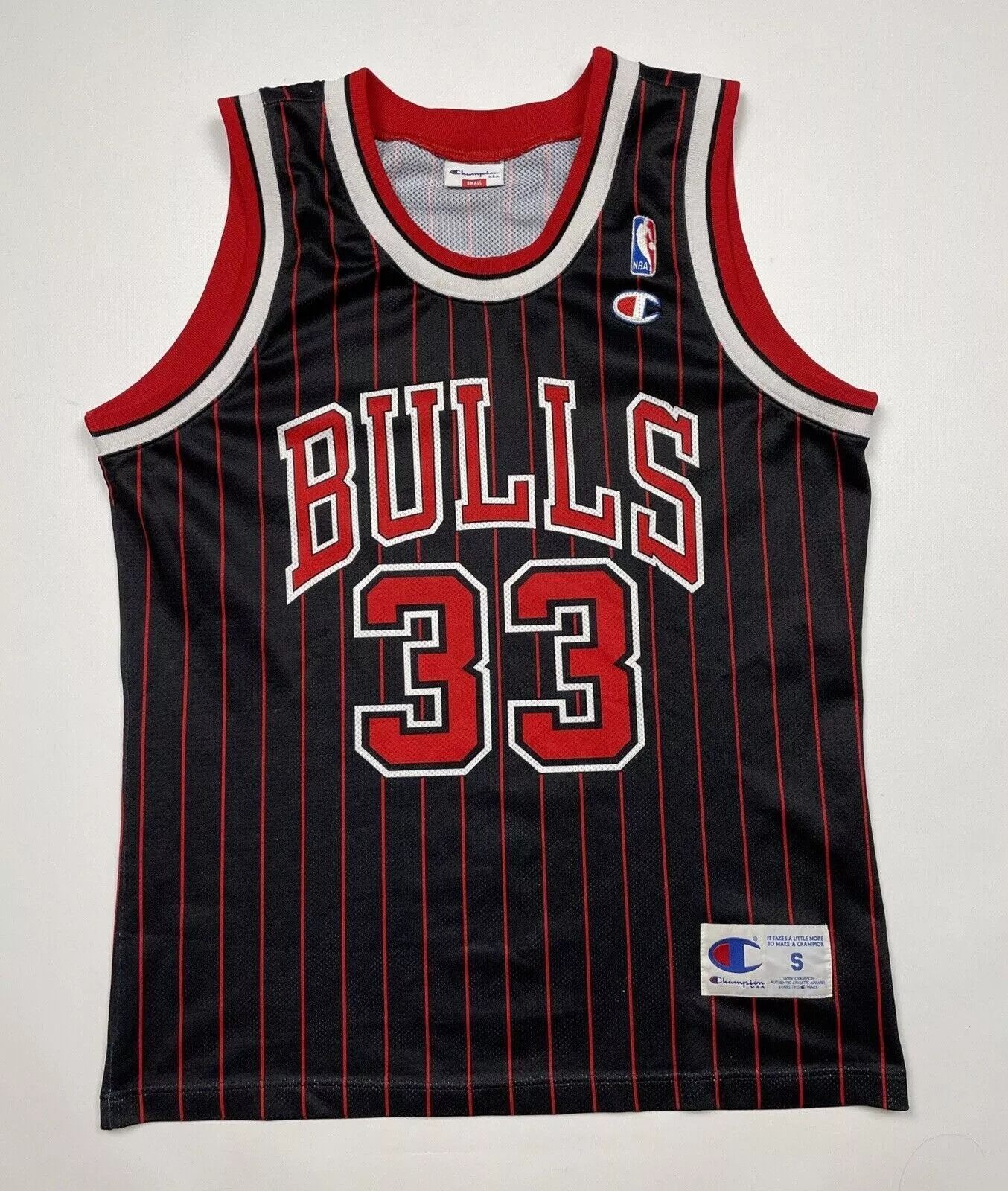 Champion Scottie Pippen Chicago Bulls Vintage Basketball Shirt USA Size US S / EU 44-46 / 1 - 1 Thumbnail