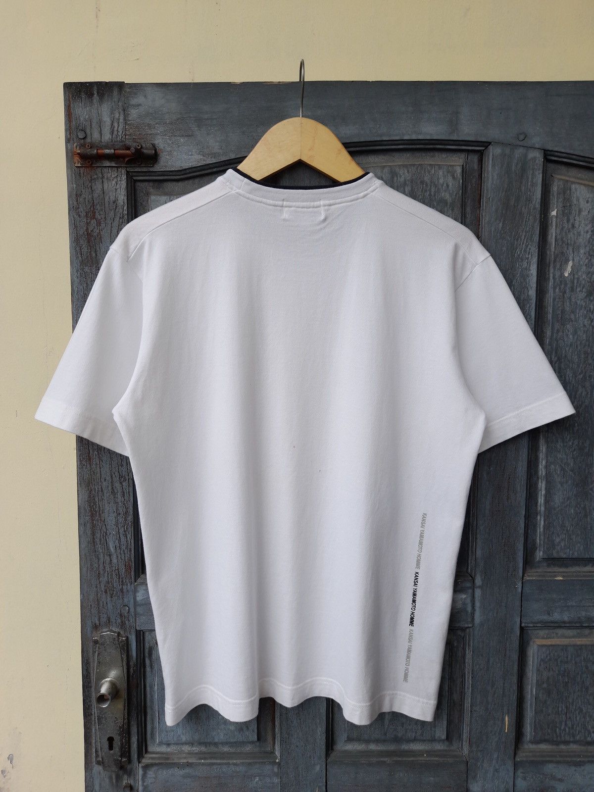 Kansai Yamamoto Vintage Kansai Yamamoto Homme Logo Stripe Tee Japan Designer Size US L / EU 52-54 / 3 - 2 Thumbnail