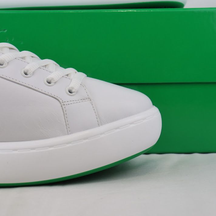 Bottega Veneta o1rshd1 Tennis Calf Rubber Sole Sneaker in Optic White Size US 12 / EU 45 - 10 Thumbnail