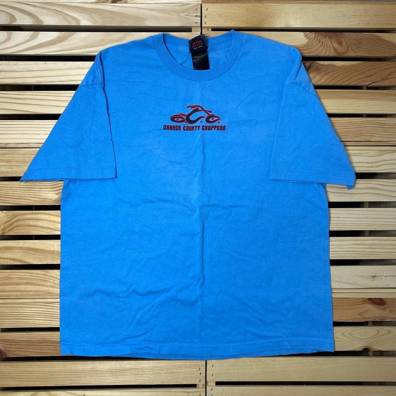 Other Vintage OCC Orange County Choppers Blue Biker Tee Size XL Size US XL / EU 56 / 4 - 2 Thumbnail