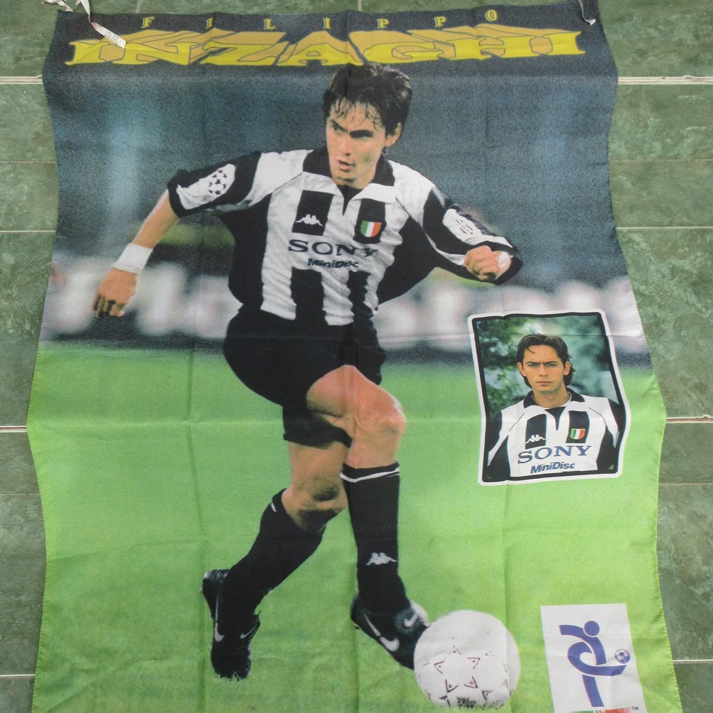 Vintage Vintage Poster Football/Soccer jersey On Fabric Collectible Size ONE SIZE - 8 Thumbnail