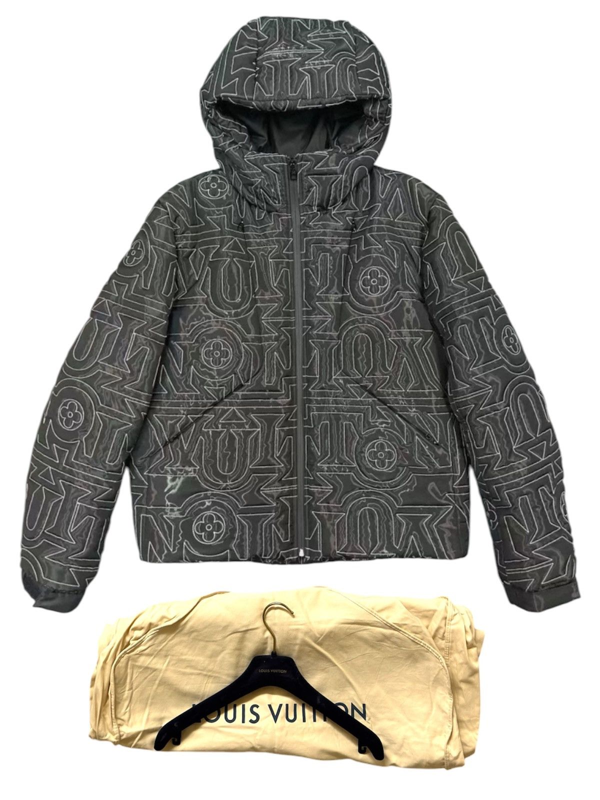 Louis Vuitton Louis Vuitton 48 Allover Puffer Snow Down Jacket Size US M / EU 48-50 / 2 - 1 Thumbnail