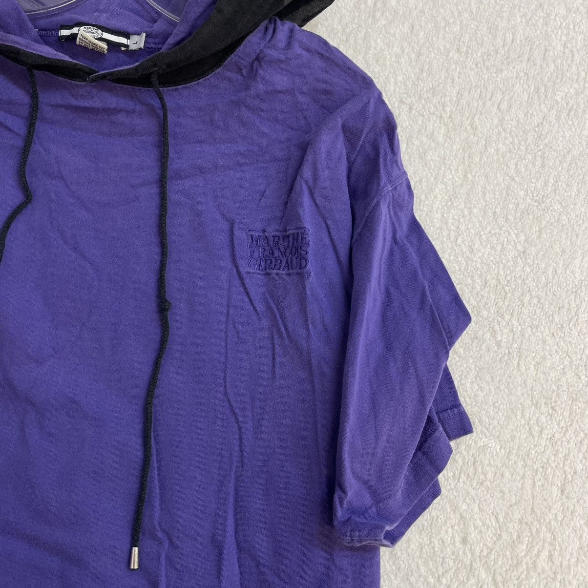 Marithe + Francois Girbaud Rare y2k Vintage Marithé François Girbaud Hooded T-Shirt L Size US L / EU 52-54 / 3 - 3 Thumbnail