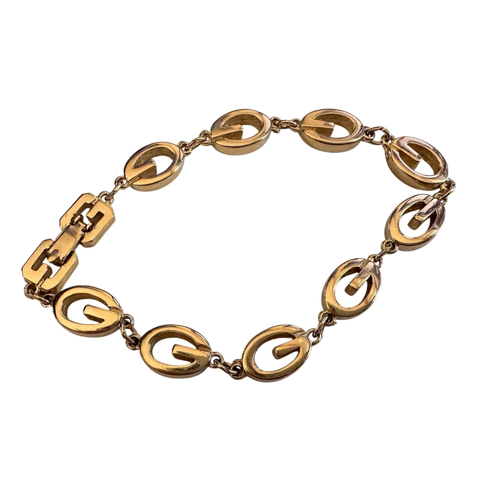 Givenchy Givenchy G Link Gold Plate Bracelet Size ONE SIZE - 7 Thumbnail