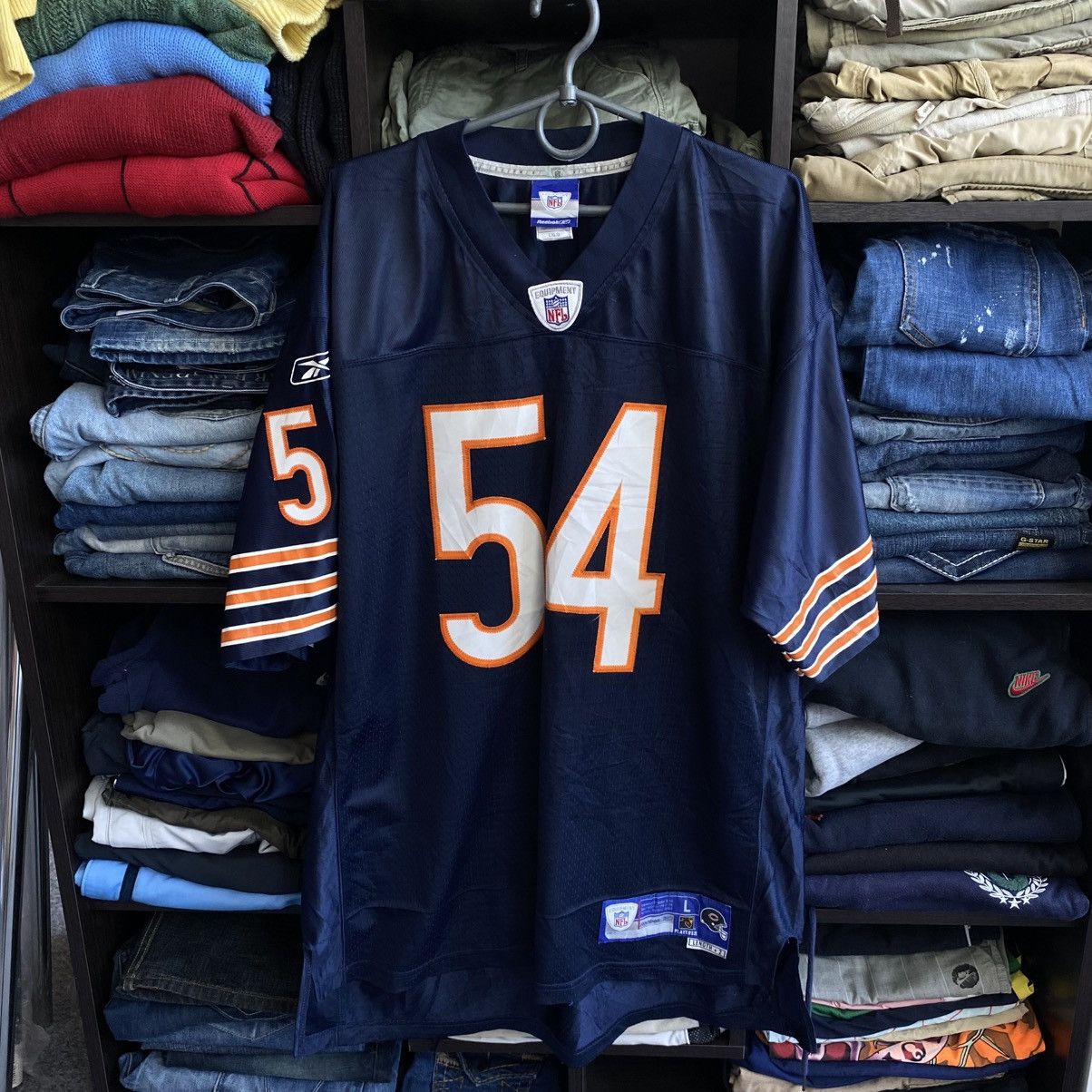 NFL Vintage NFL Chicago Bears Brian Urlacher 00’s jersey Size US L / EU 52-54 / 3 - 2 Thumbnail