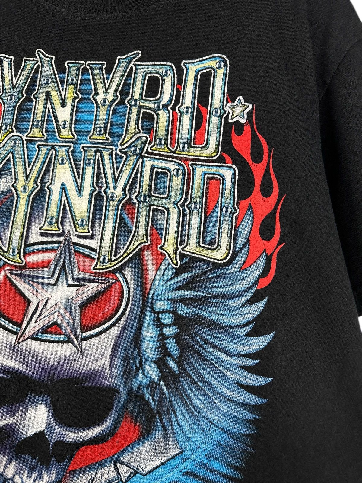 Band Tees × Vintage Vintage Lynyrd Skynyrd Band T-Shirt Graphic Print Skull Logo Size US M / EU 48-50 / 2 - 6 Thumbnail