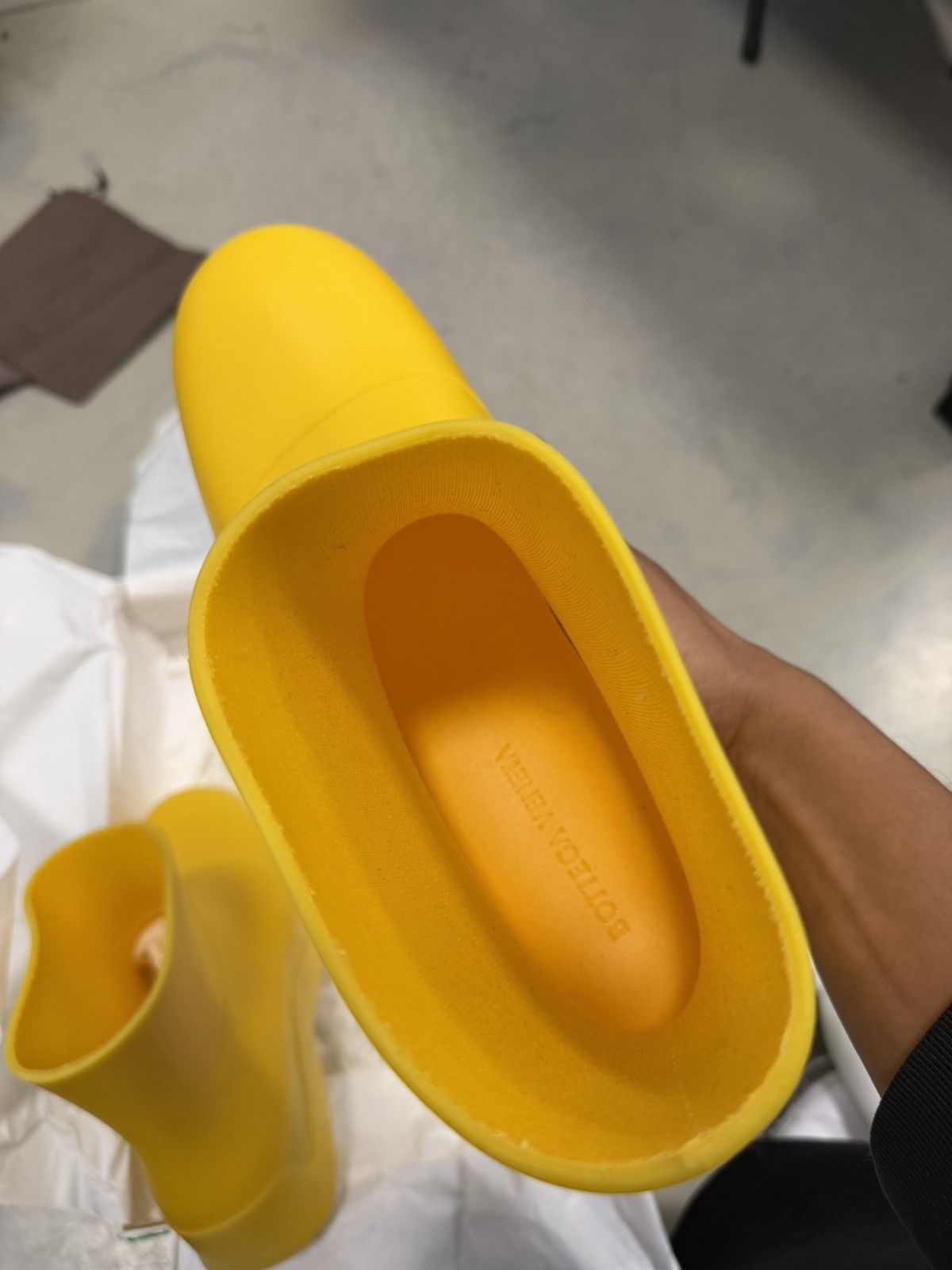 Bottega Veneta Bottega Puddle Boots Yellow Size US 10 / EU 43 - 5 Thumbnail
