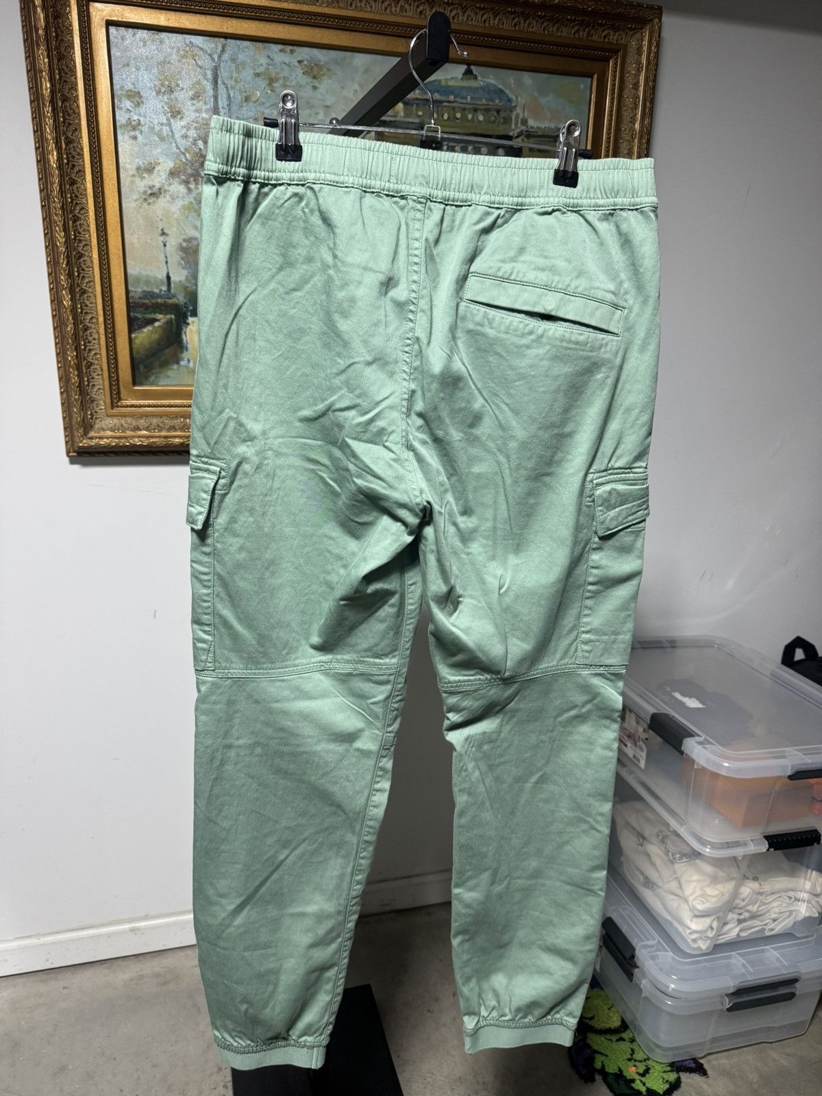 Stone Island Stone Island Cargo Pants - Mint Green Size US 34 / EU 50 - 2 Thumbnail