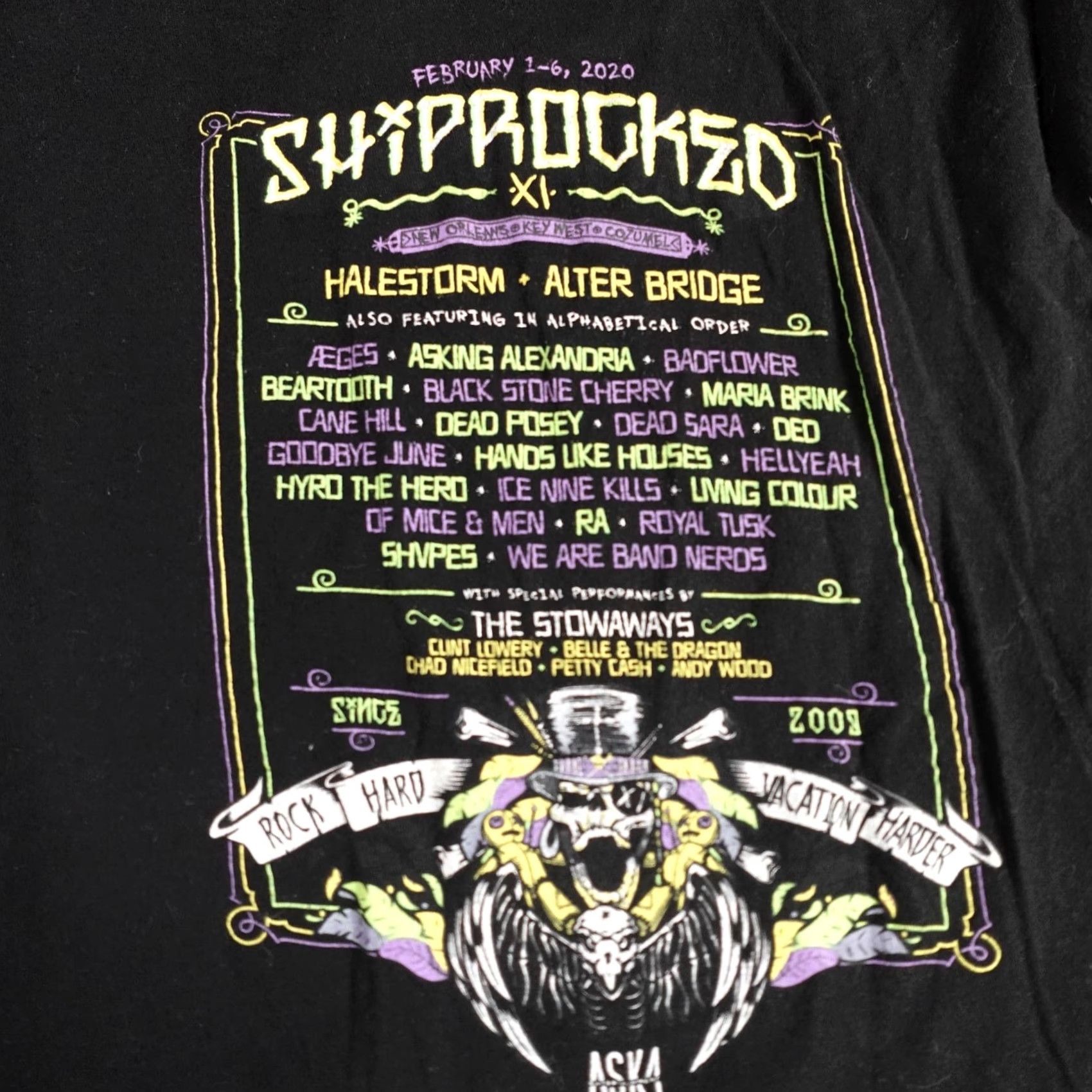 Doublet Nike Shirt Mens Small Black Double-Sided Concert 2020 Mice and Men Ice Nine Size US S / EU 44-46 / 1 - 7 Thumbnail
