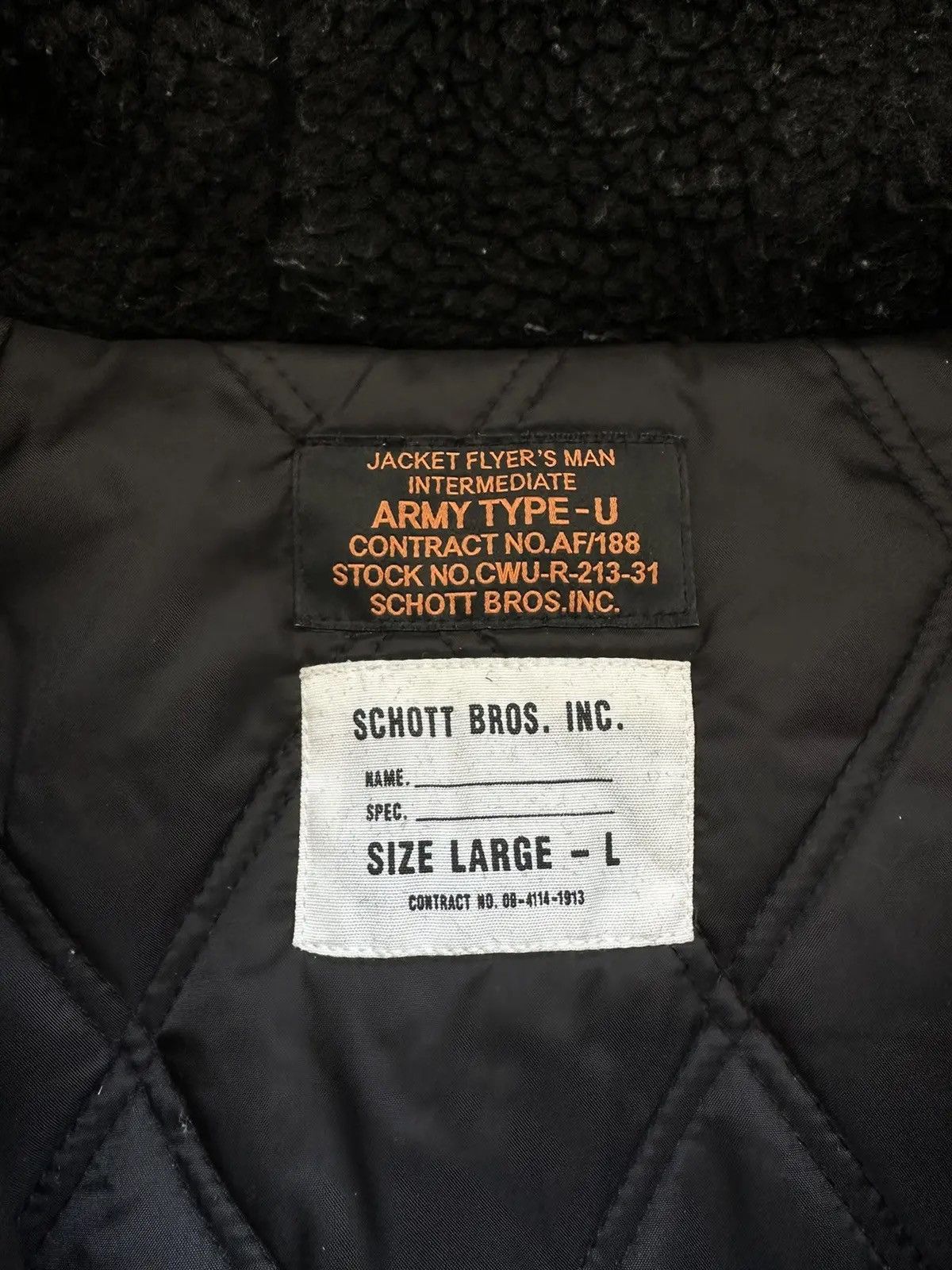 Schott Vintage Y2k Schott Nyc Bomber Hooded Jacket Zip Size US L / EU 52-54 / 3 - 10 Thumbnail
