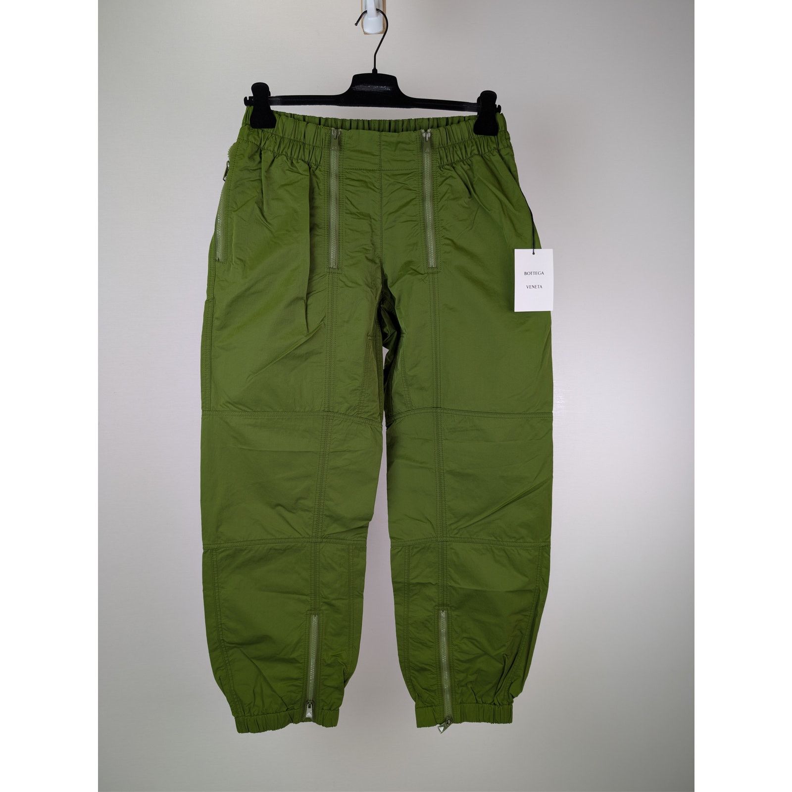 Bottega Veneta o1rshd1 Zipped Tech Nylon Trousers Pants in Jalapeno Size US 34 / EU 50 - 1 Thumbnail
