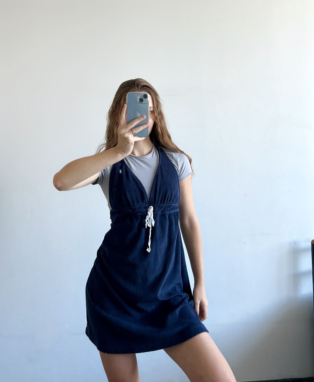 Polo Ralph Lauren Dress Polo ralph lauren Terry Empire-Waist Halter Cover-Up Size M / US 6-8 / IT 42-44 - 1 Thumbnail