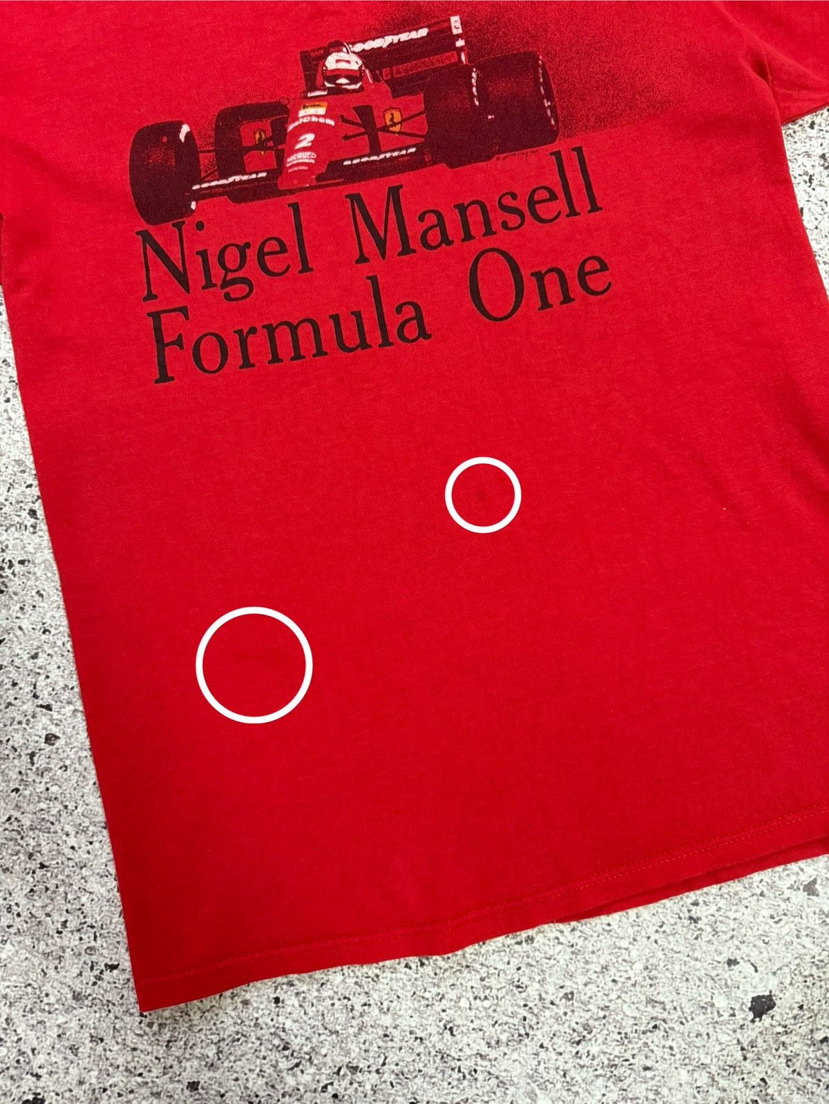 Formula 1 × Vintage Vintage 1990 Nigel Mansell Formula One Racing T-Shirt Size US L / EU 52-54 / 3 - 13 Thumbnail