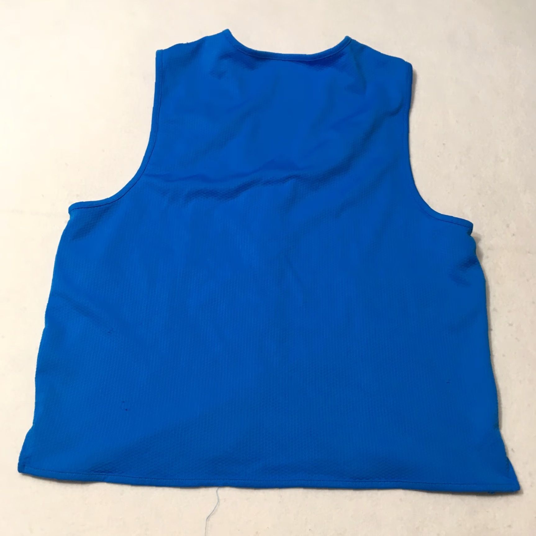 Walmart VINTAGE Walmart Vest MENS Large Blue Logo Embroidered Distressed Shine 90s? Size US L / EU 52-54 / 3 - 7 Thumbnail