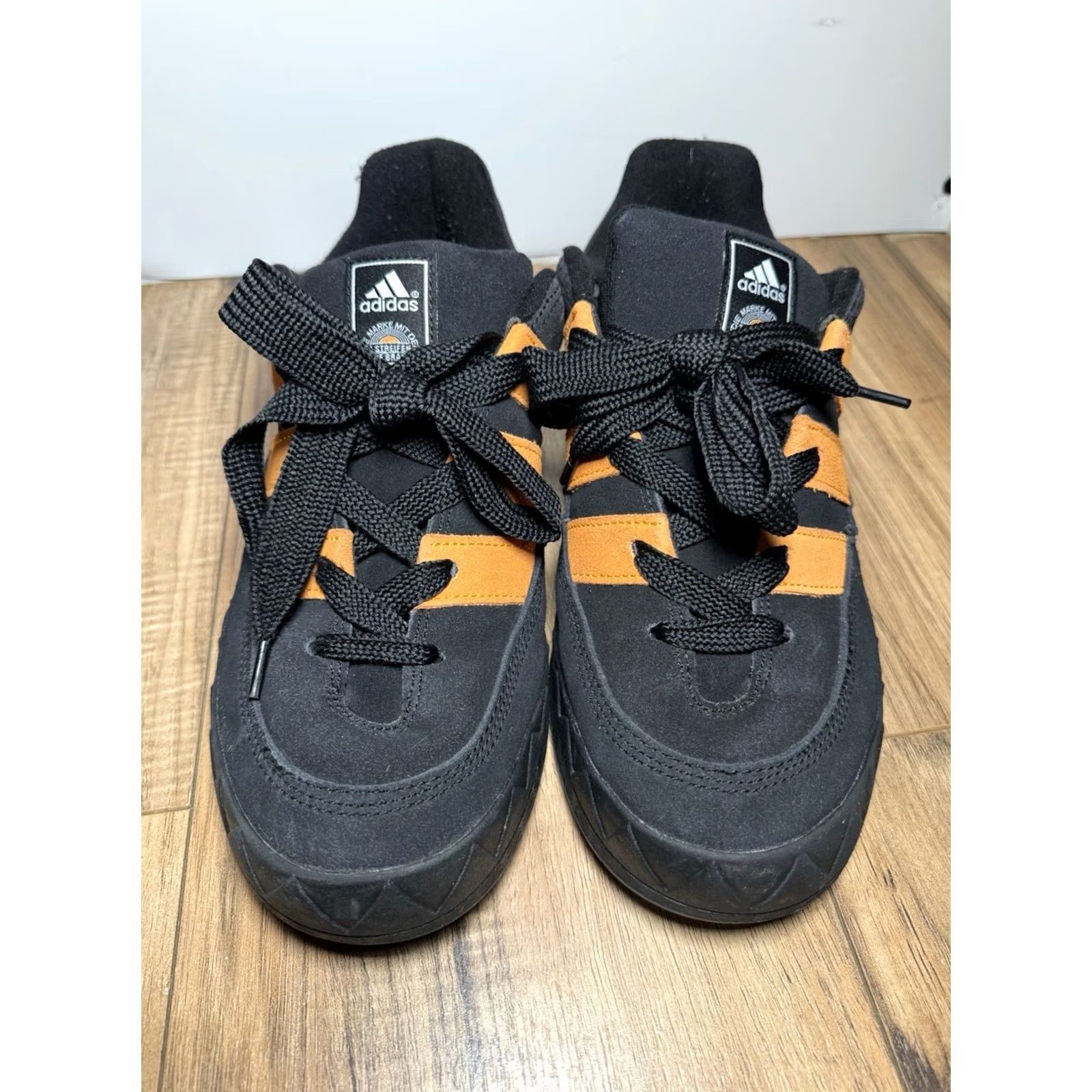 Adidas Adidas Jamal Smith x Adimatic Black Orange Rush Sneaker US 10.5 Men’s Size US 10 / EU 43 - 5 Thumbnail