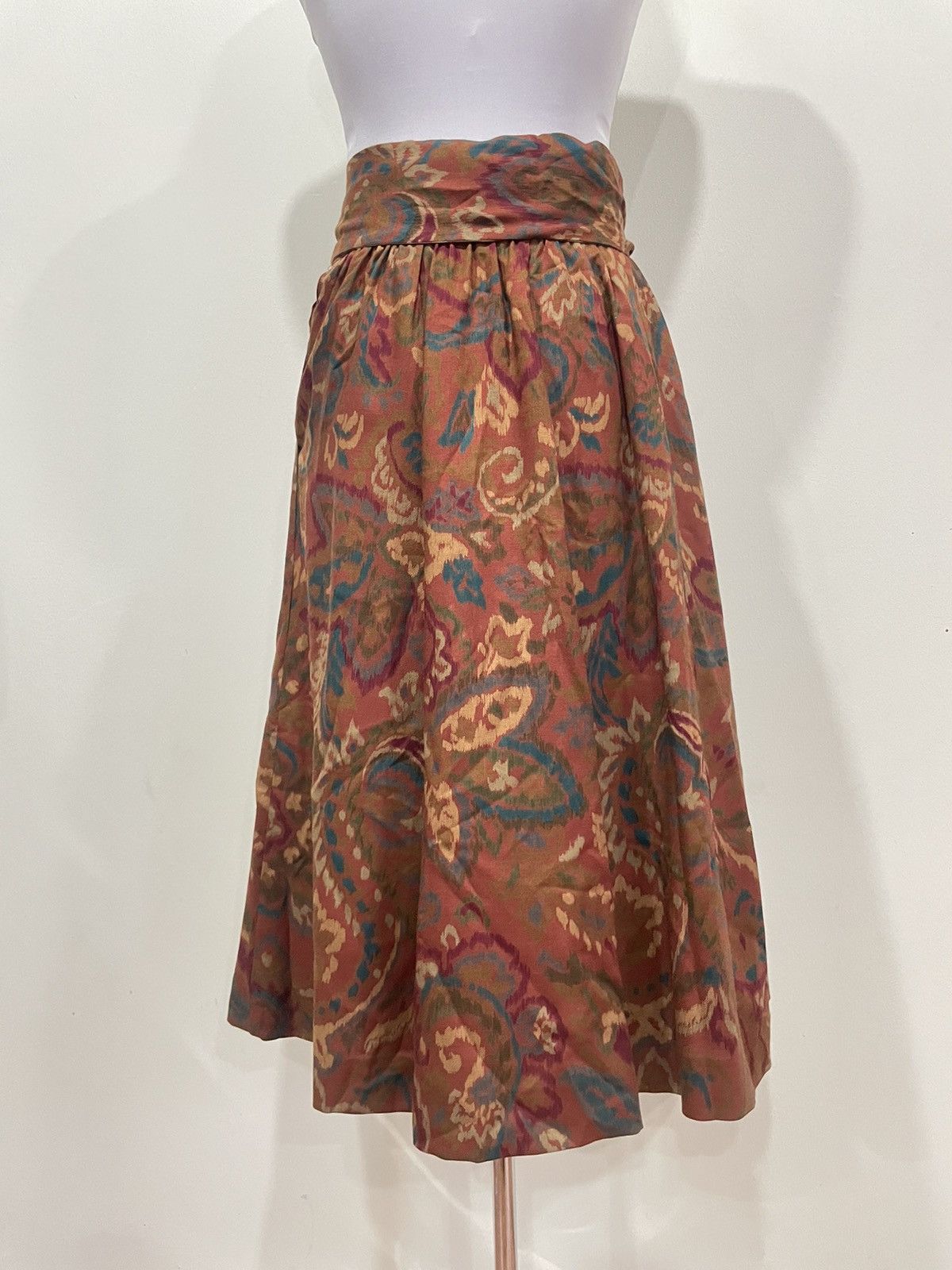 Yves Saint Laurent Yves Saint Laurent Vintage 80s Maxi Skirt Size 27" / US 4 / IT 40 - 2 Thumbnail