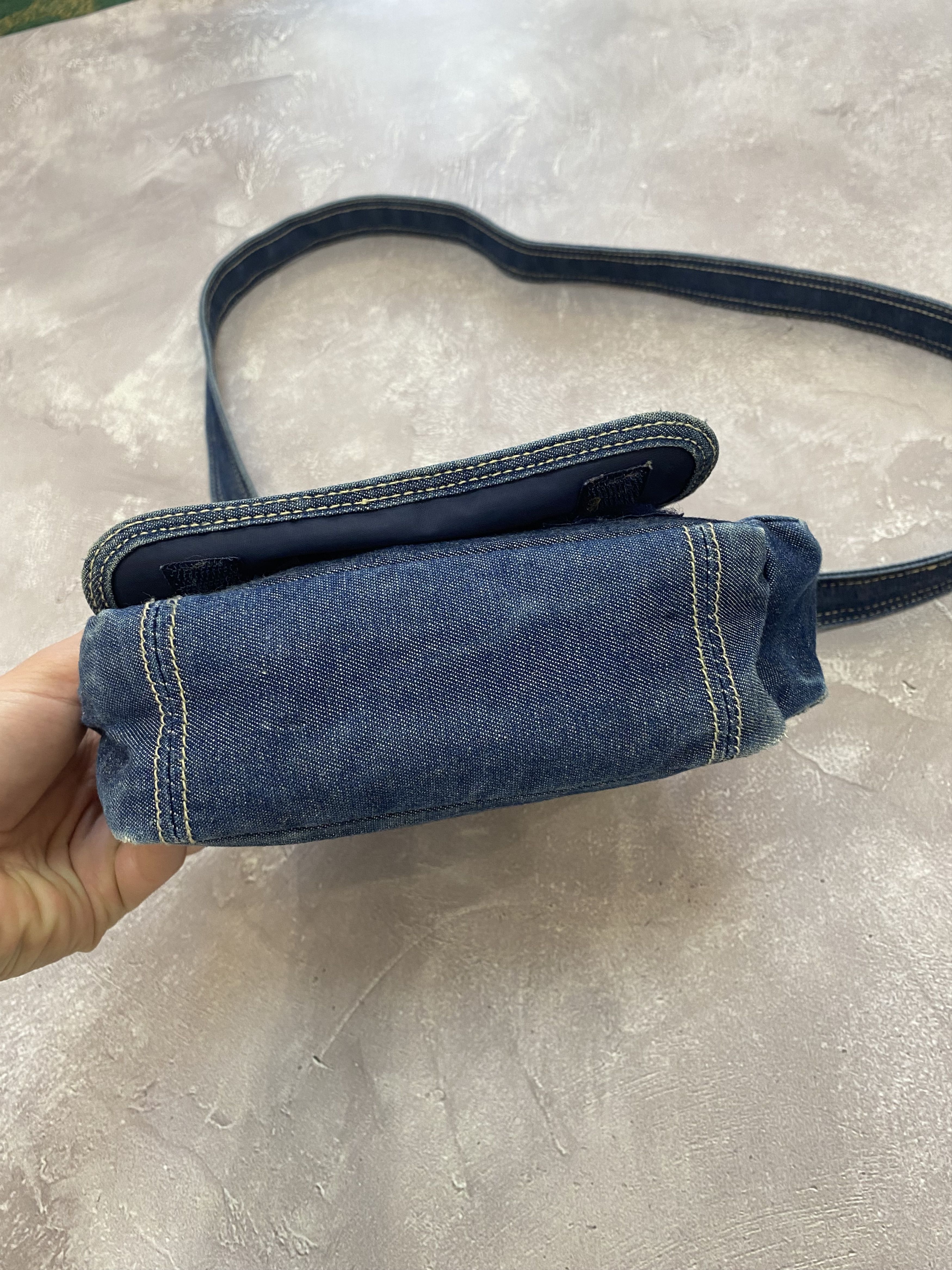 Kangol × Vintage Vintage Kangol Denim Shoulder Bag Size ONE SIZE - 4 Thumbnail
