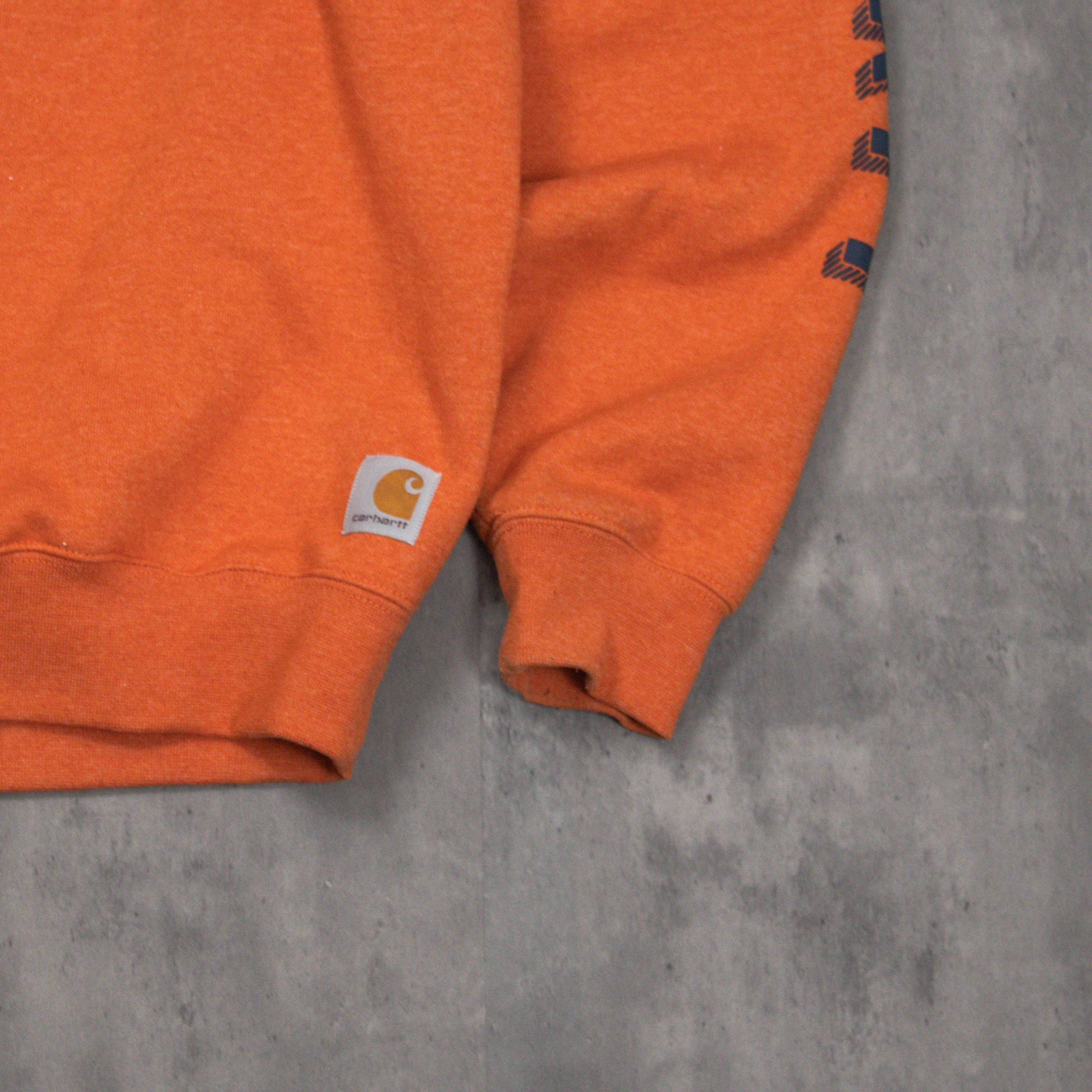 Carhartt Carhartt Loose Fit Bright Orange Loose FIt Crewneck Sweater Size US S / EU 44-46 / 1 - 5 Thumbnail