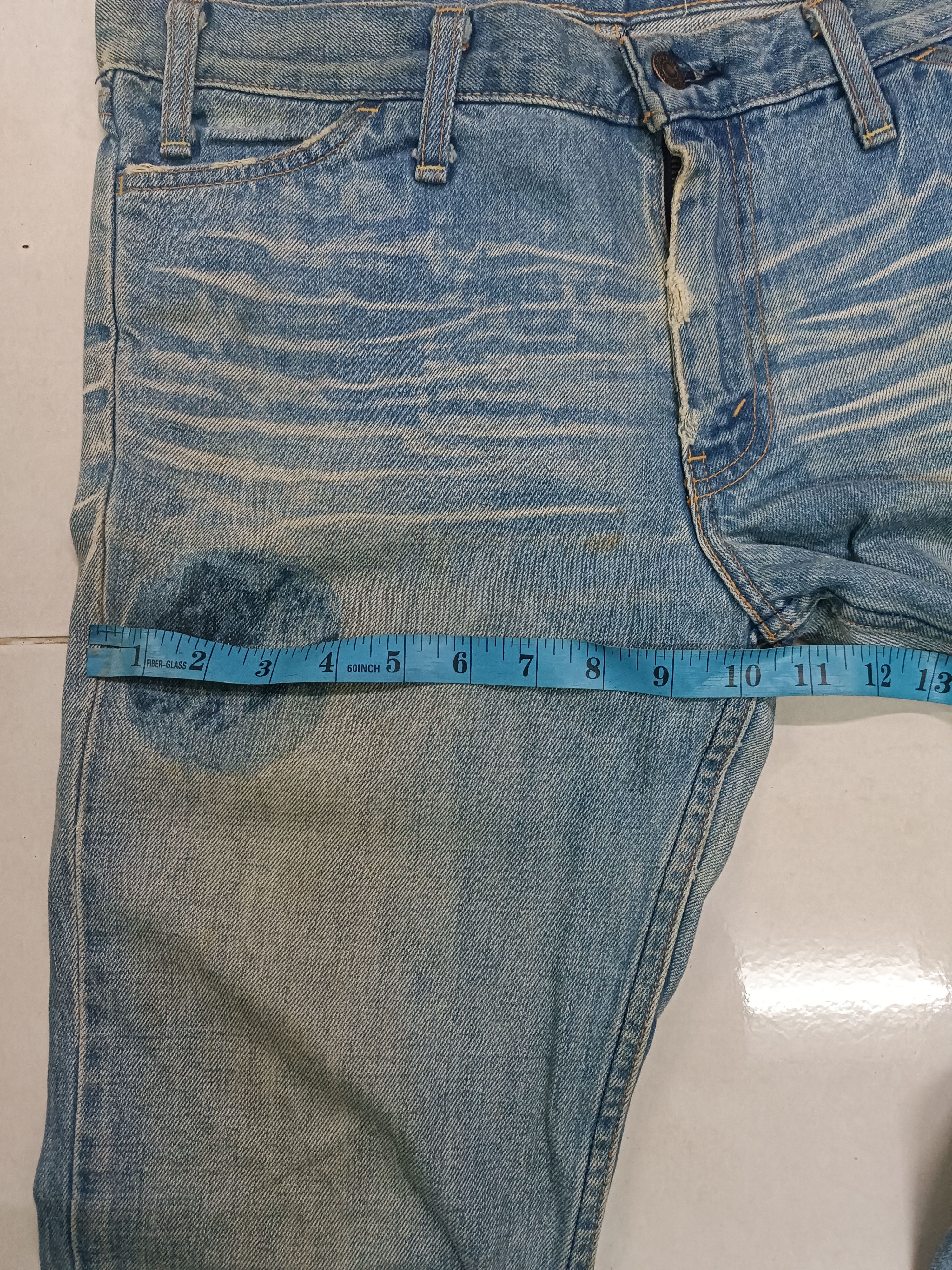 Levi's × Vintage VTG Levis Lot 70646 Flared Whiskers Faded Talon Zipper Jeans Size US 32 / EU 48 - 18 Thumbnail