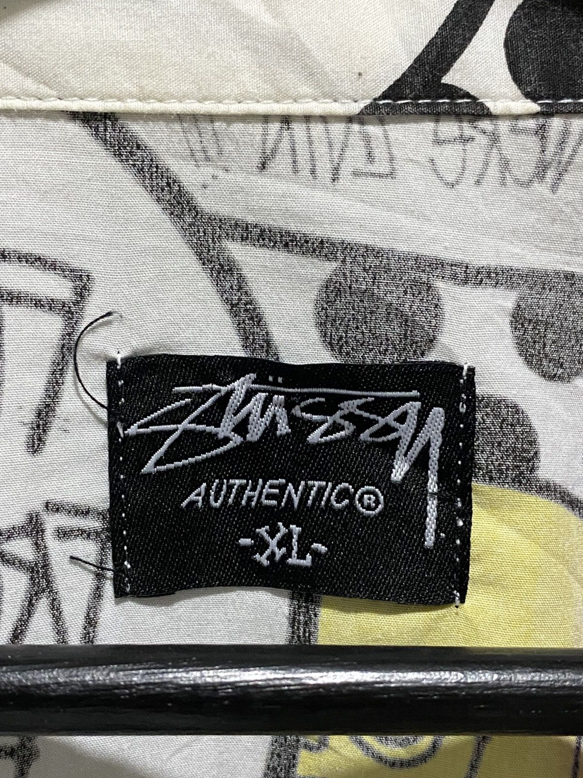 Stussy × Vintage Stussy pop Funky Art Shirt Authentic Gear Full Print Size US XL / EU 56 / 4 - 9 Thumbnail