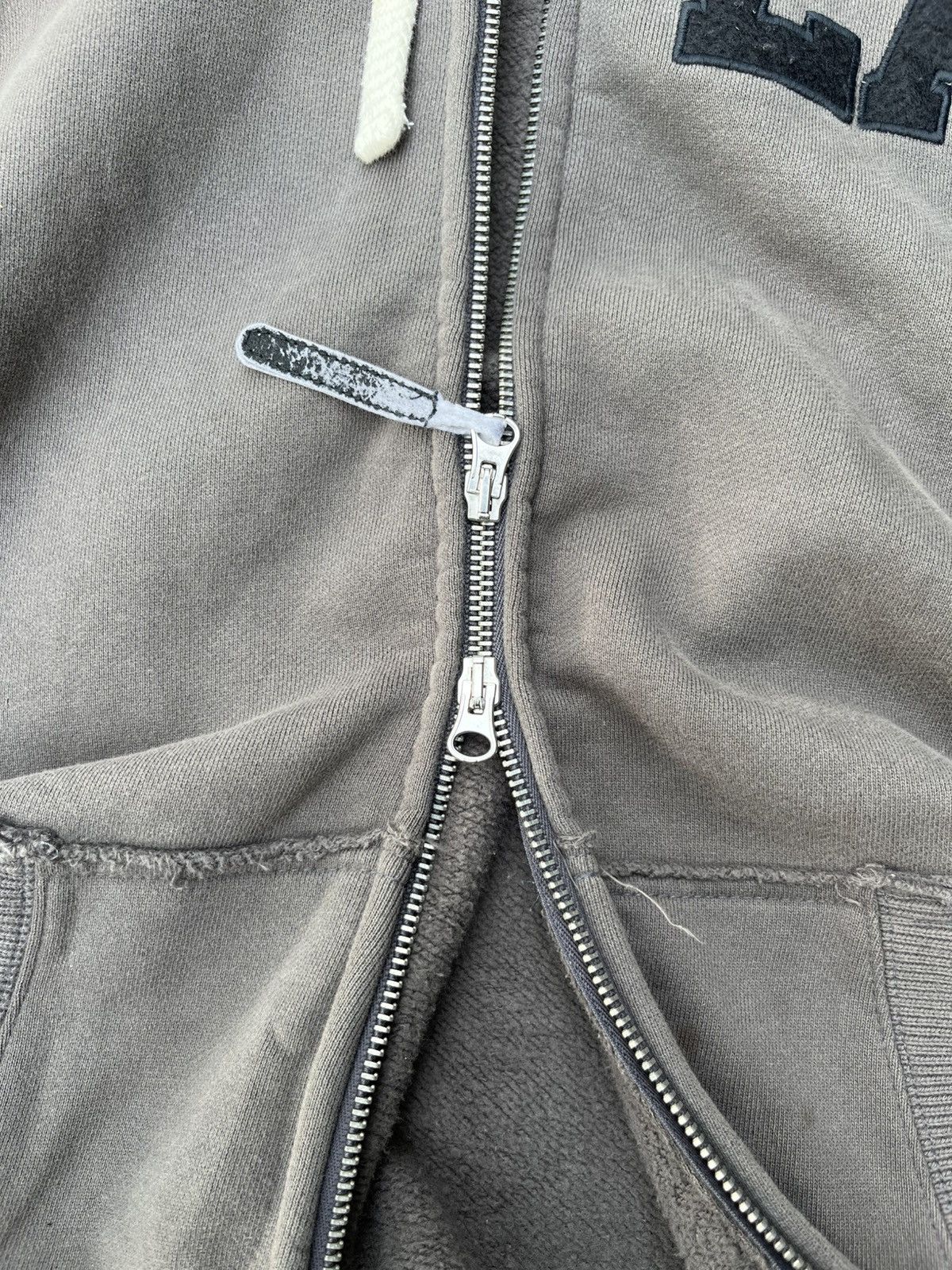 Hysteric Glamour 💥Hydrogen Italy // Faded Double Zippers Hoodie LA Patch Size US XL / EU 56 / 4 - 7 Thumbnail