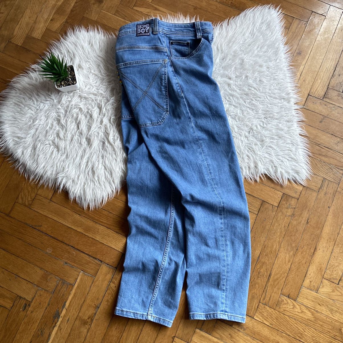 Japanese Brand × Vintage 📌 HomeBoy Loud Couture X-tra Baggy Denim Y2K Jeans Size US 28 / EU 44 - 1 Thumbnail