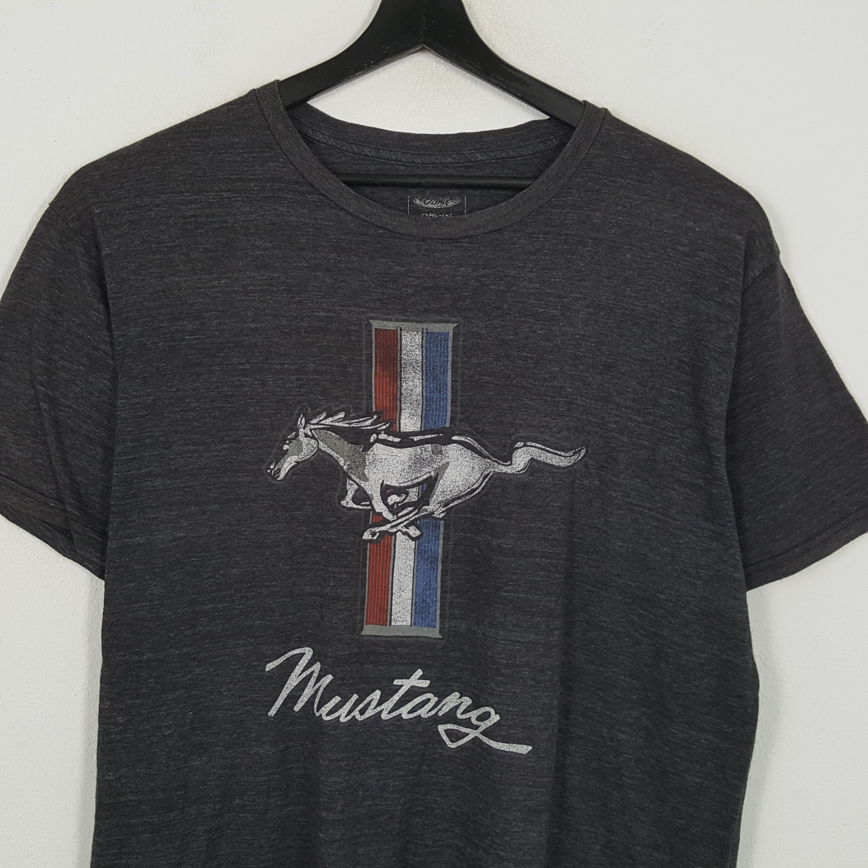 Ford × Mustang × Vintage FORD MUSTANG Motorsports Center Logo Design Tshirt Size US XL / EU 56 / 4 - 2 Thumbnail