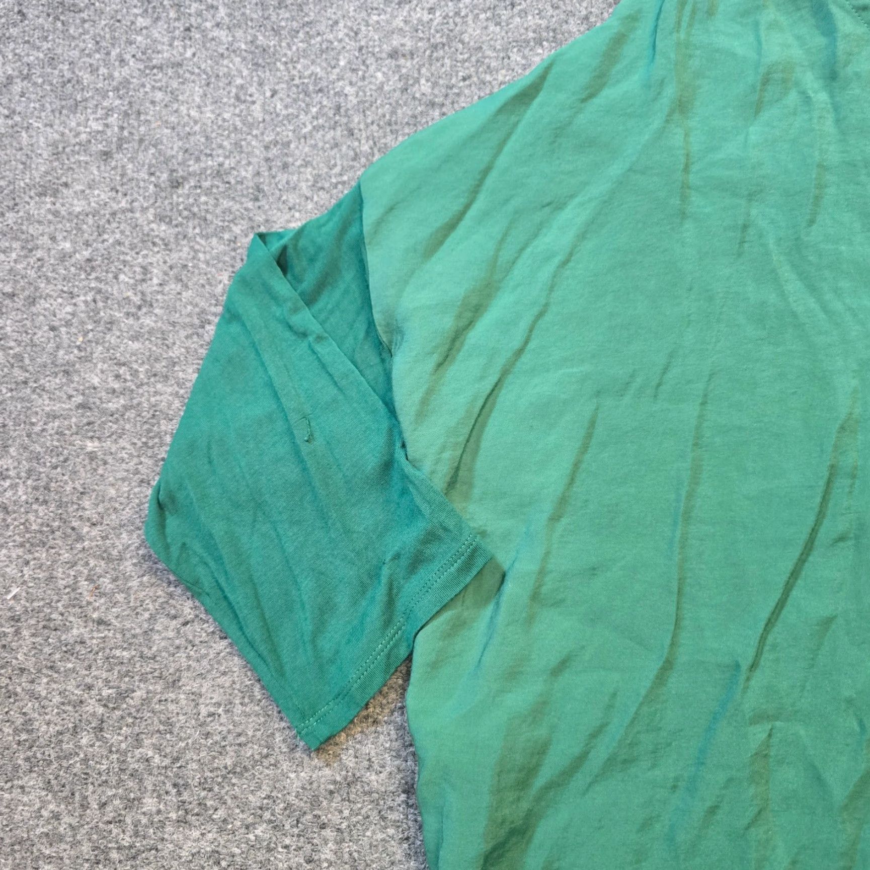 J. Jill J. Jill Top Womens Large Green V Neck 3/4 Sleeve Boxy Oversized Casual Career Shirt Size L / US 10 / IT 46 - 4 Thumbnail