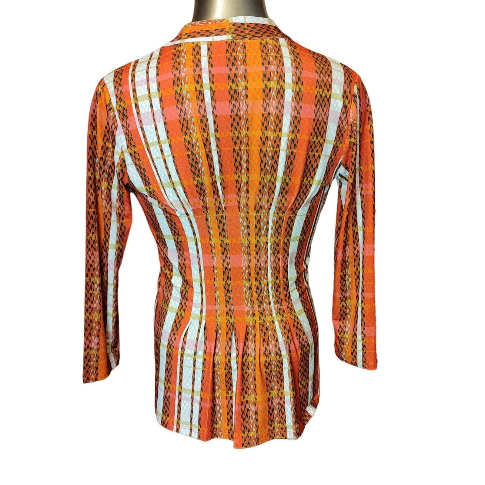 Other CATHERINE By CATHERINE MALANDRINO Womens M Multi Striped V-N Size M / US 6-8 / IT 42-44 - 2 Thumbnail