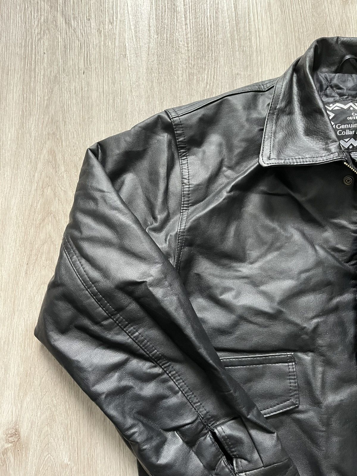 Vintage Vintage Bum Steer Leather Jacket Size US L / EU 52-54 / 3 - 3 Thumbnail