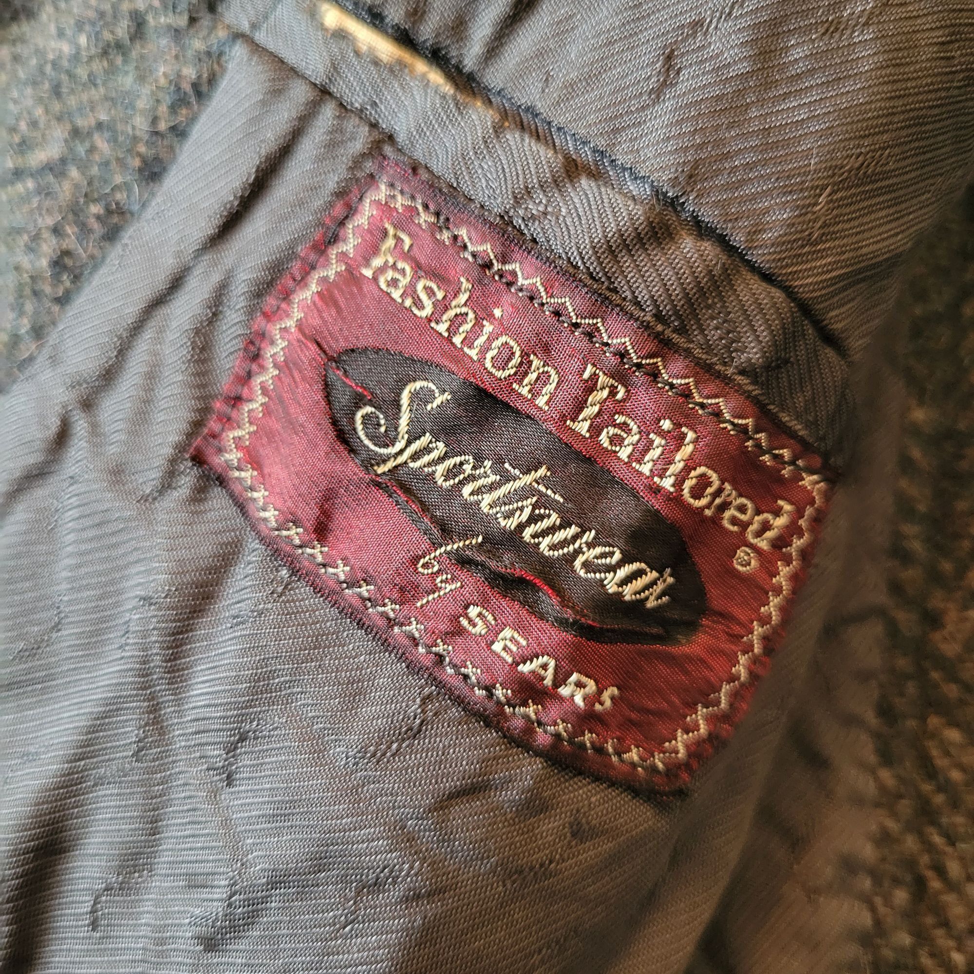 Harris Tweed Harris Tweed Handwoven Wool Blazer Jacket Sears Herringbone Size 44R - 5 Thumbnail