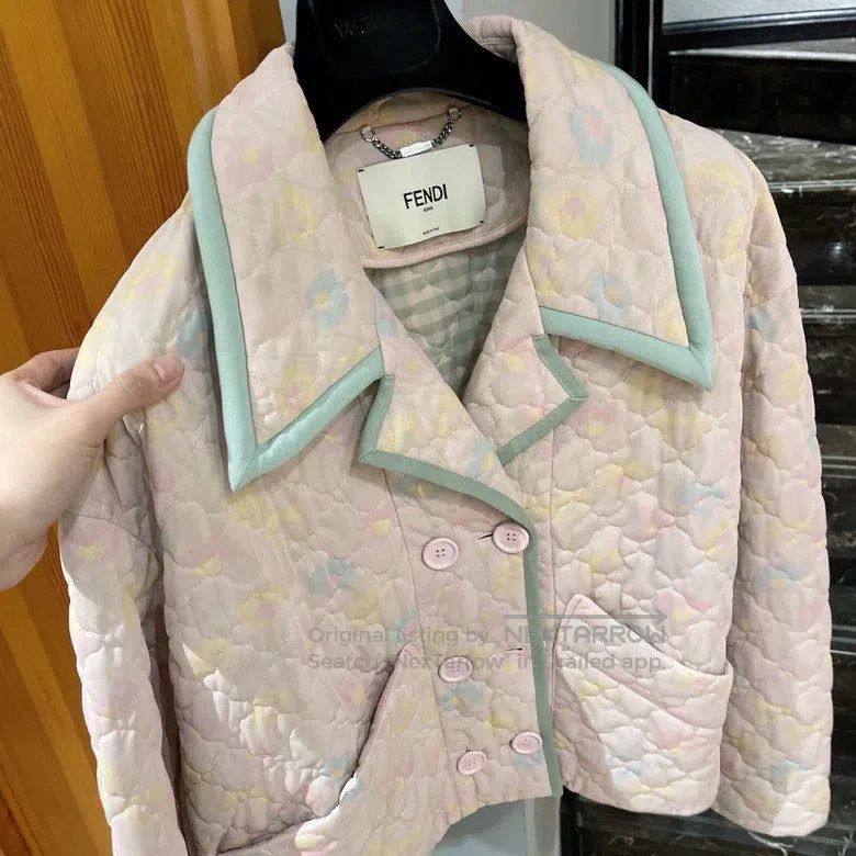 Fendi Fendi Dreamy Colored Cotton Jacket Size XS / US 0-2 / IT 36-38 - 6 Thumbnail