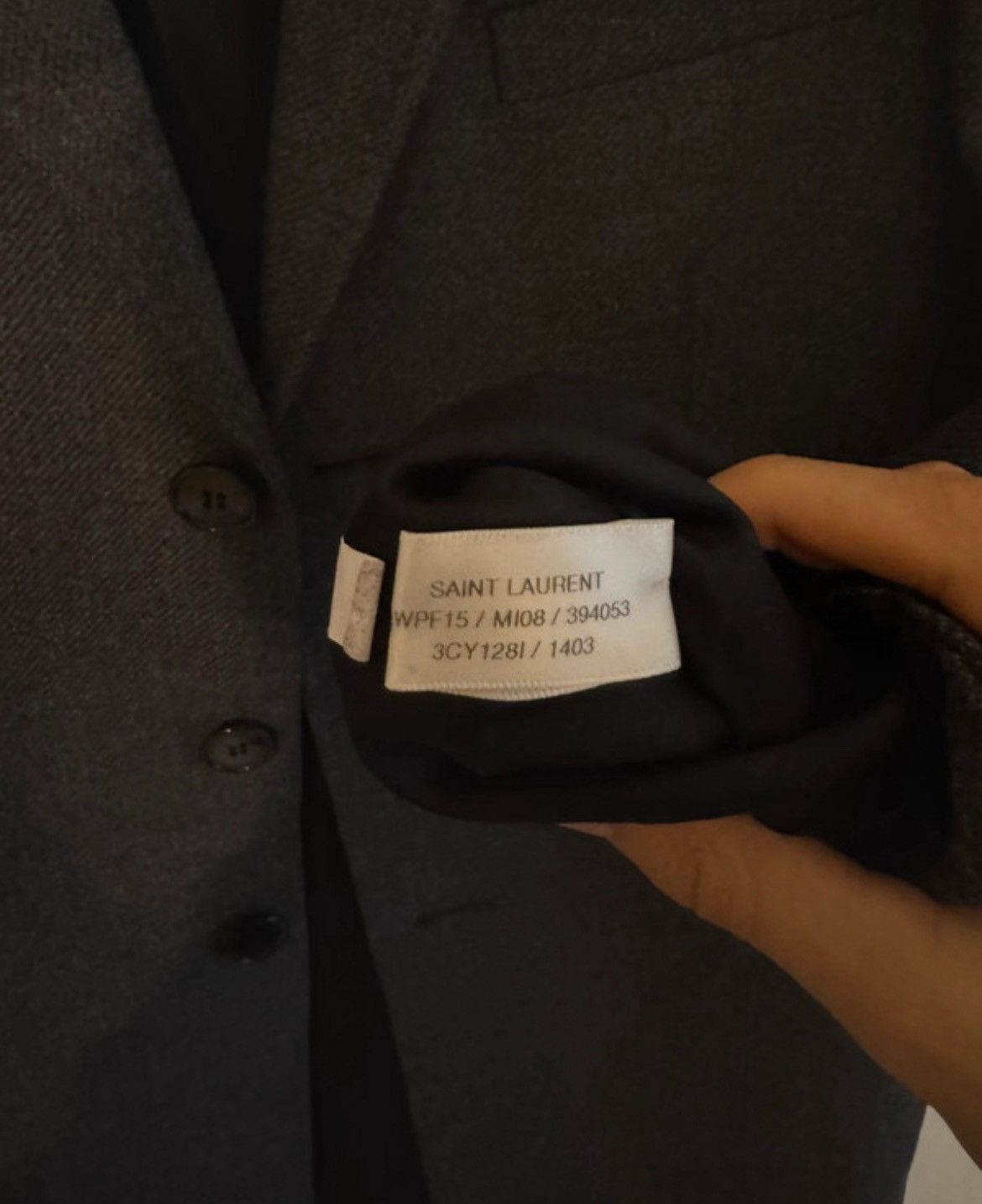 Saint Laurent Paris FW15 SAMPLE Saint laurent chesterfield coat Size US XS / EU 42 / 0 - 7 Thumbnail