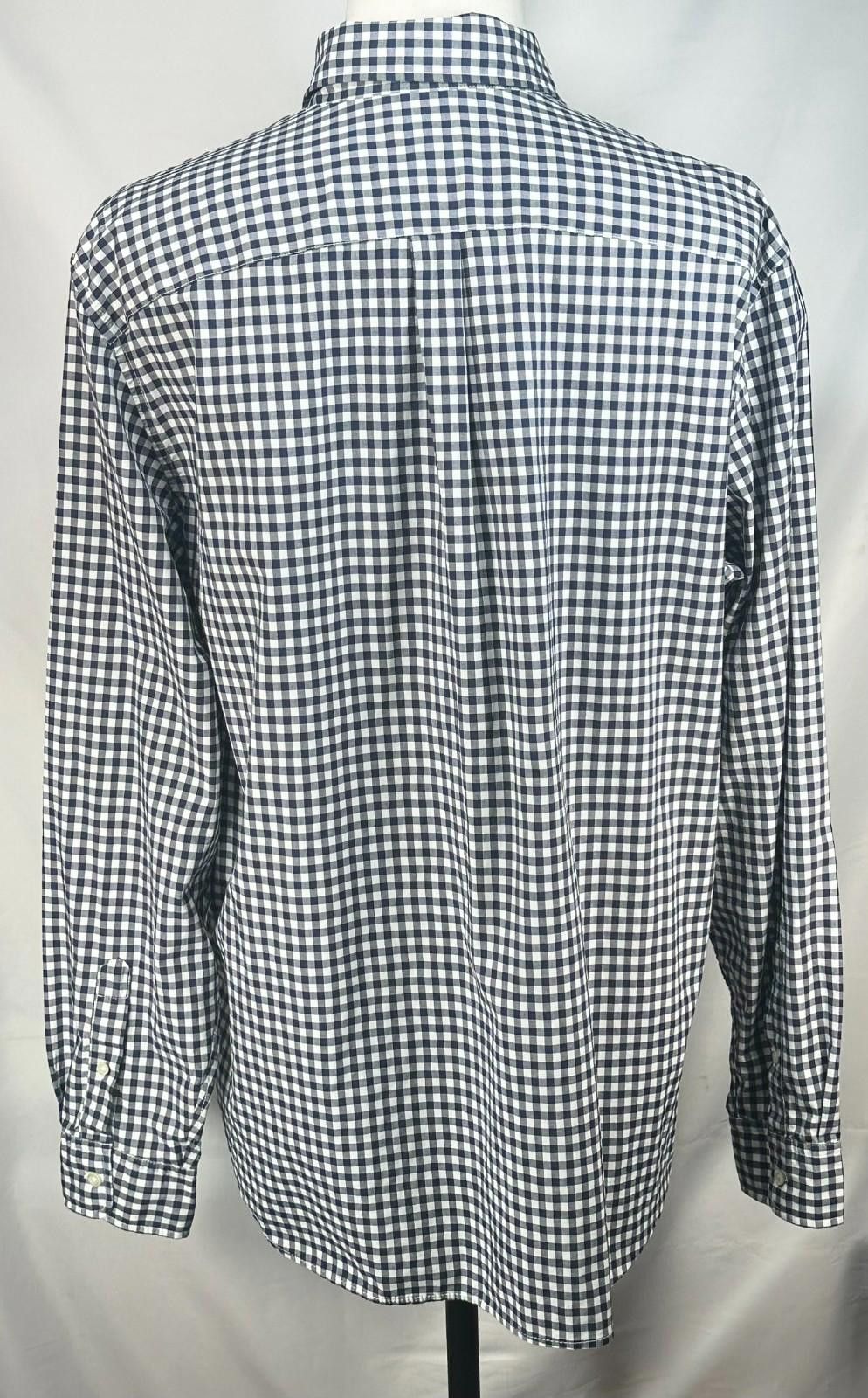 Gap Gap Standard Fit Stretch Check Pattern Button Up Black XL Size US XL / EU 56 / 4 - 2 Thumbnail
