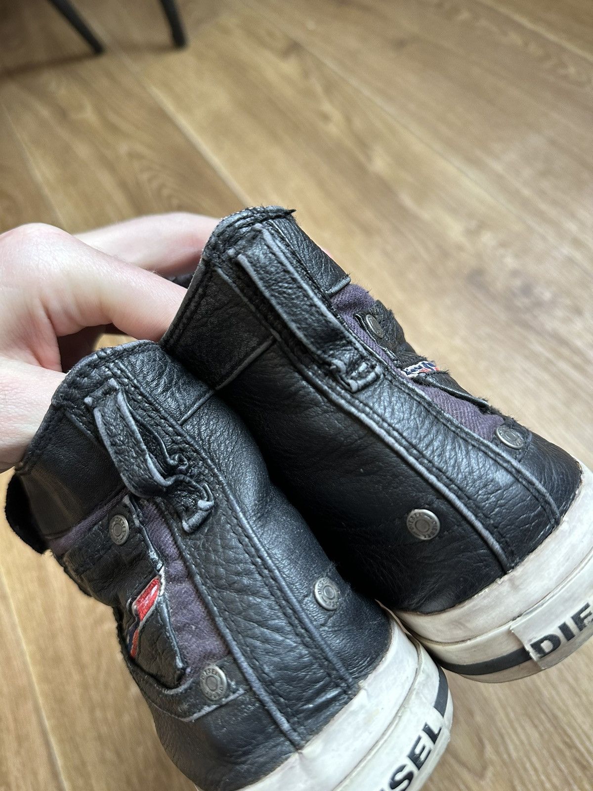 Diesel Diesel Leather high shoes Size US 10 / IT 40 - 6 Thumbnail