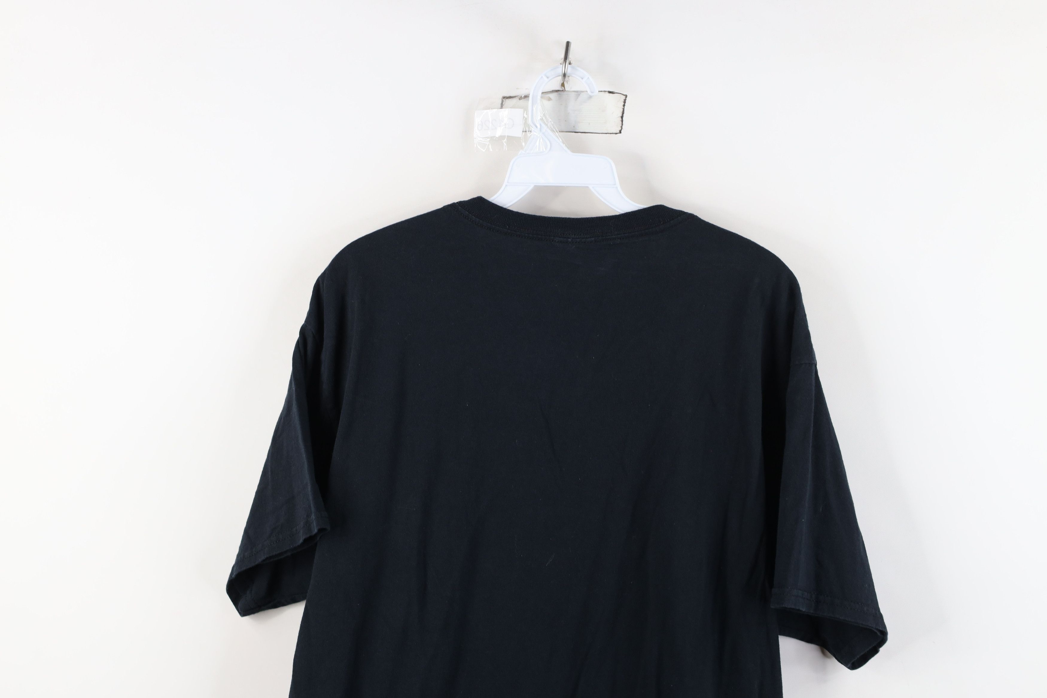 Vintage Vintage 90s Y2K Streetwear Nature Tribal Wolf T-Shirt Black Size US M / EU 48-50 / 2 - 13 Thumbnail