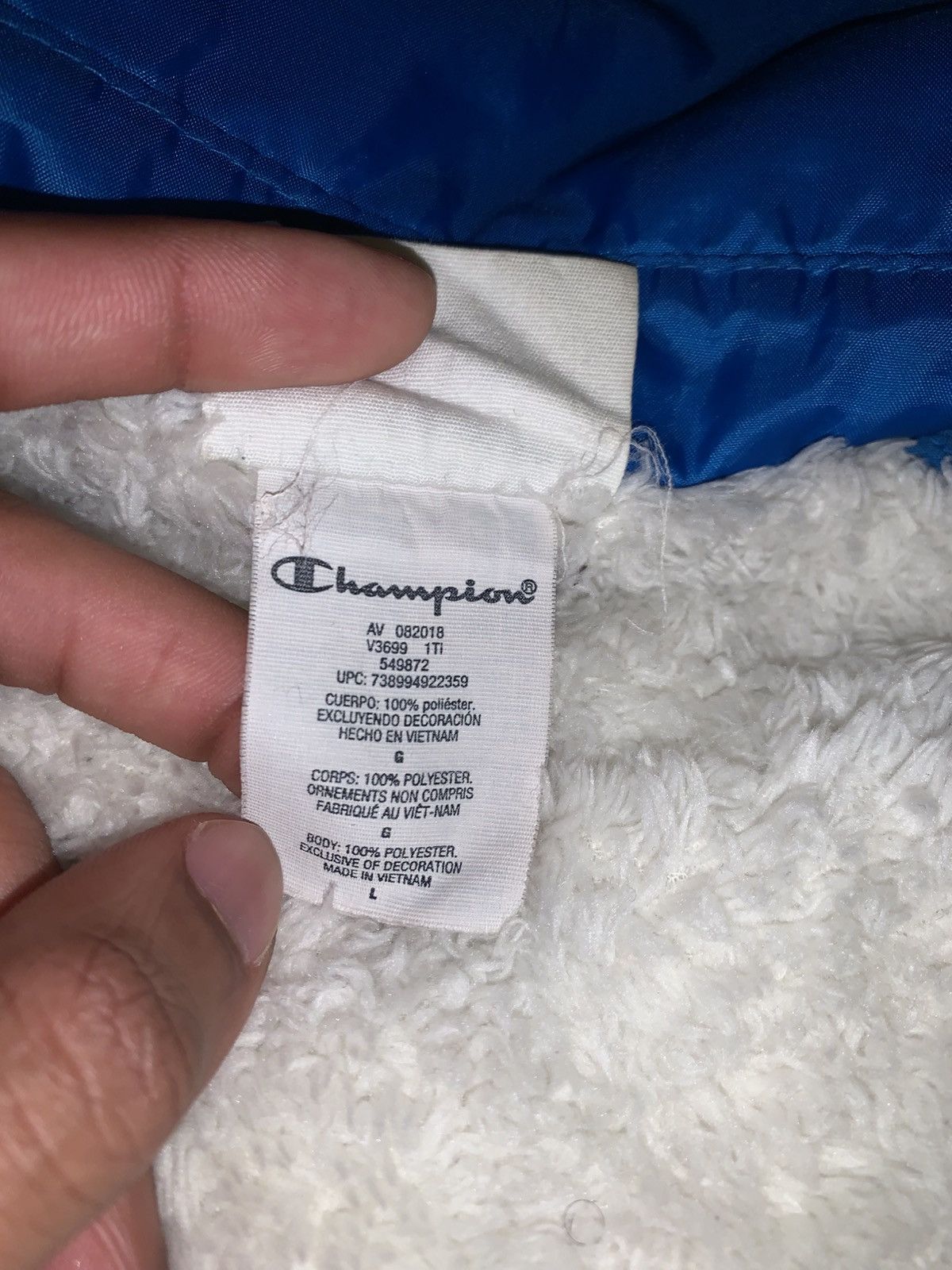 Champion Champion Bomber(WHITE FUR) Size US L / EU 52-54 / 3 - 9 Thumbnail