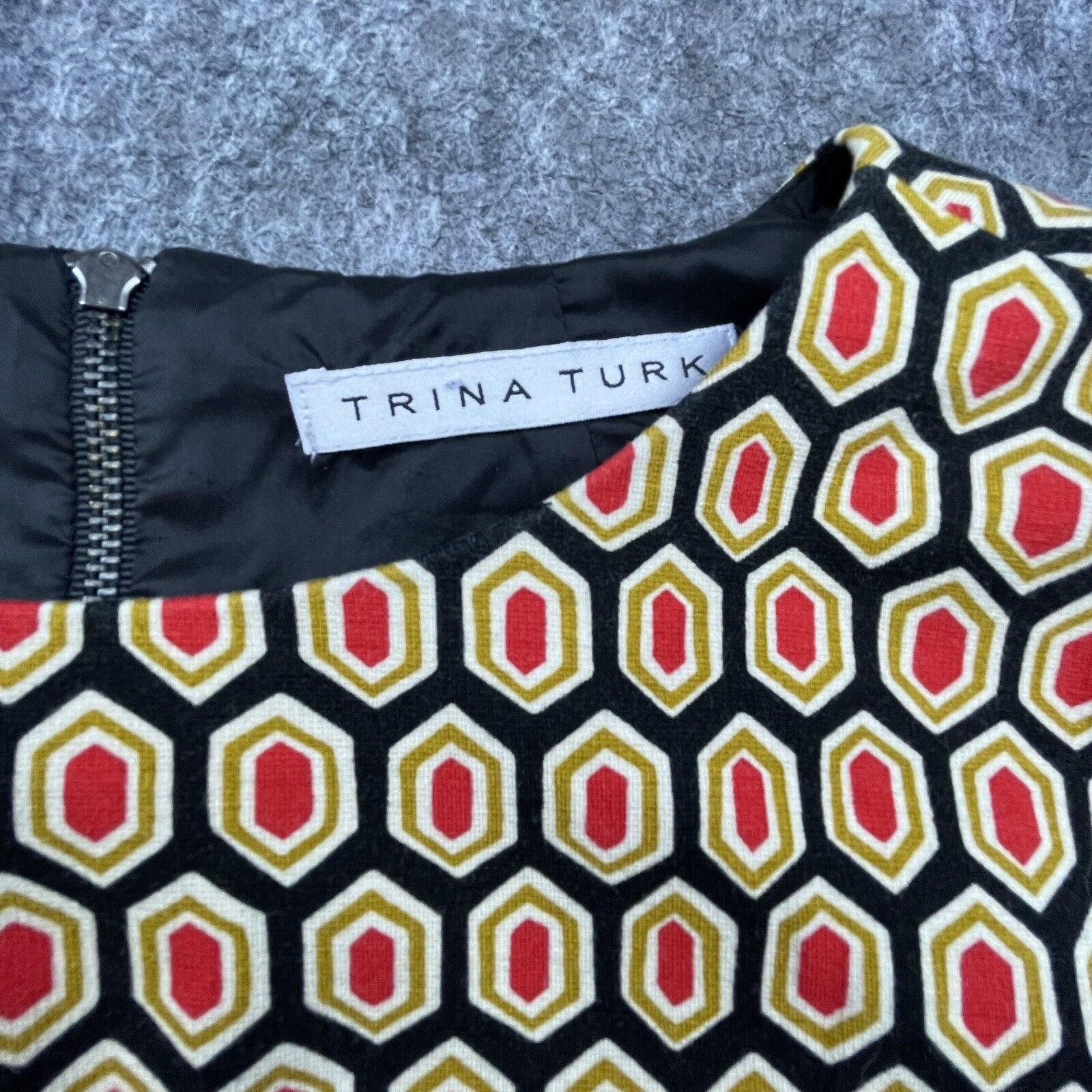 Trina Turk Trina Turk Shirt Womens Small Boxy Crop Structured Lined Size S / US 4 / IT 40 - 2 Thumbnail