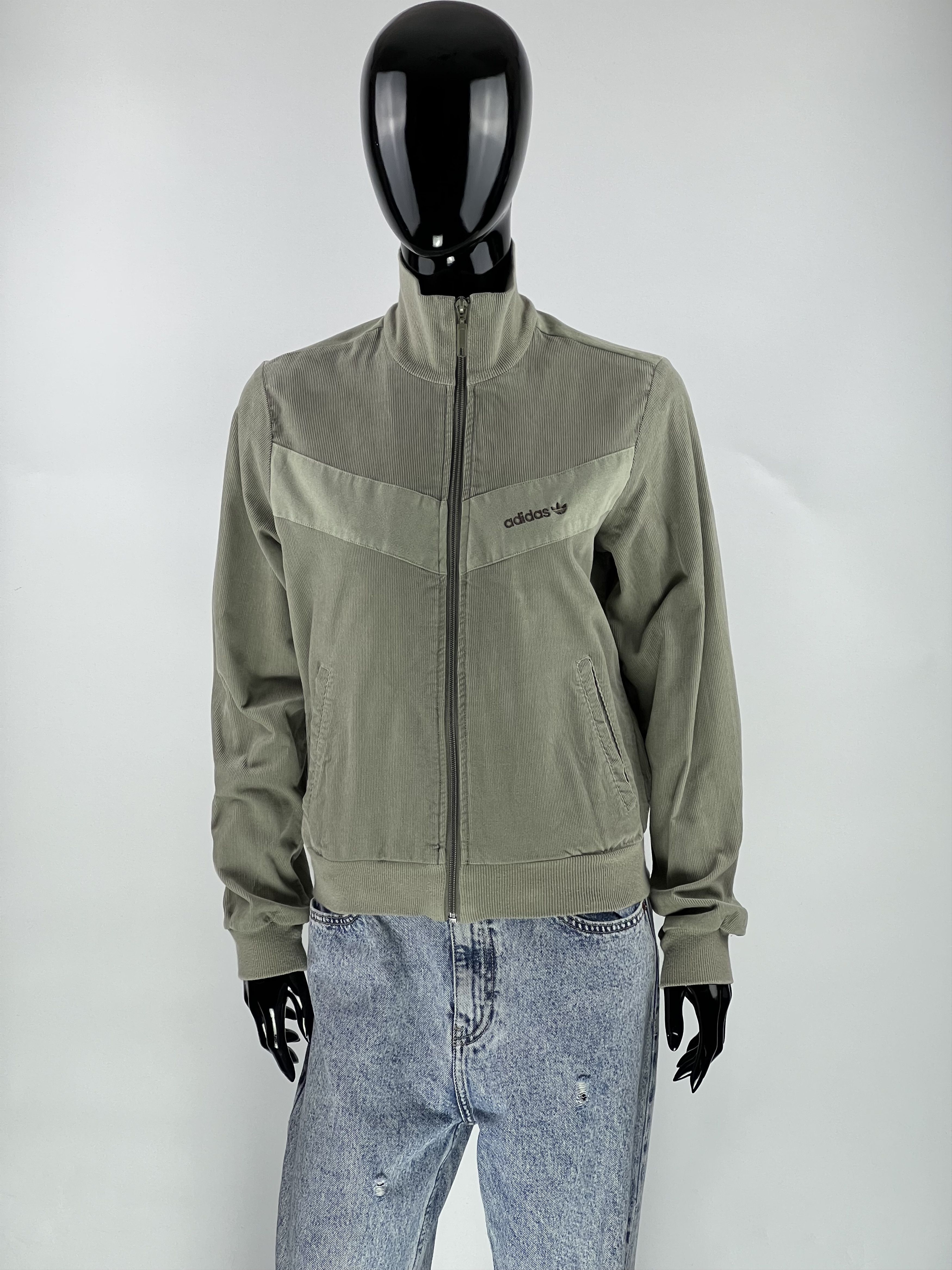 Adidas × Vintage 2005 Adidas Vintage Women's Corduroy Track Jacket Size M / US 6-8 / IT 42-44 - 1 Thumbnail