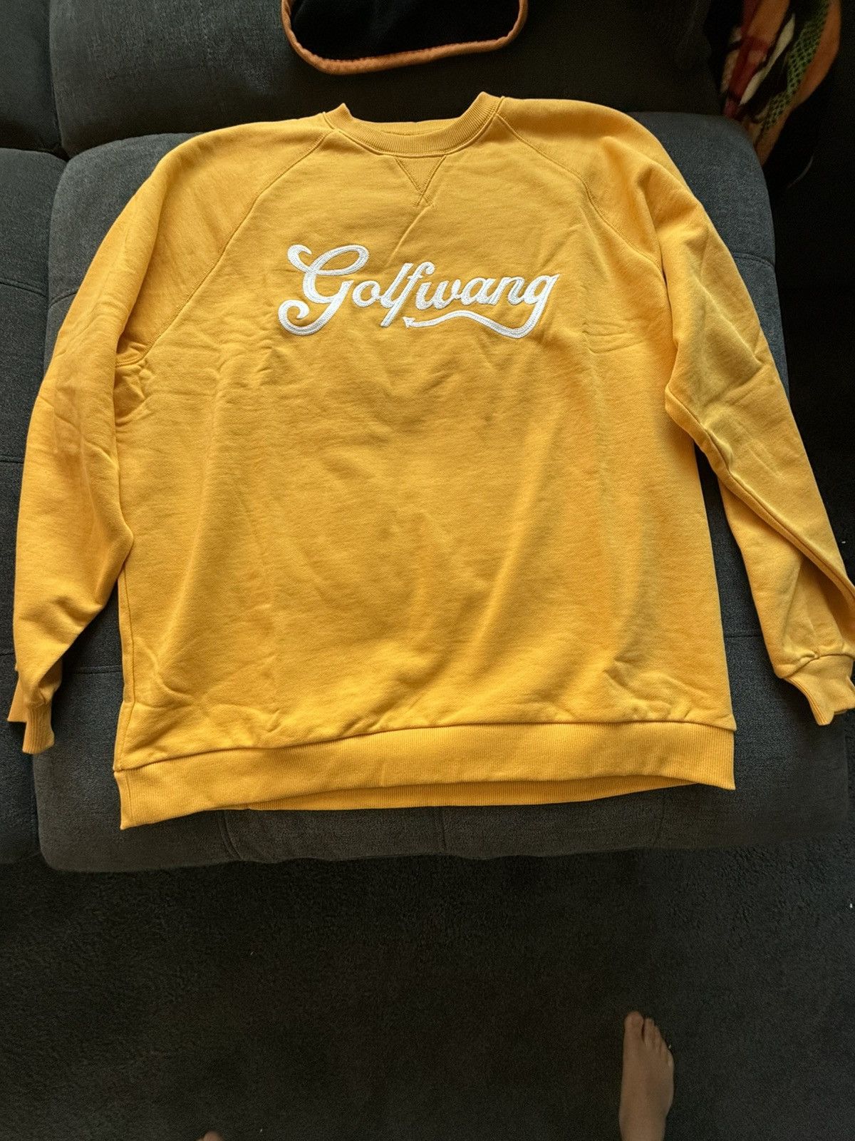 Golf Wang × Tyler The Creator Diablo Raglan Crewneck Size US XL / EU 56 / 4 - 1 Thumbnail