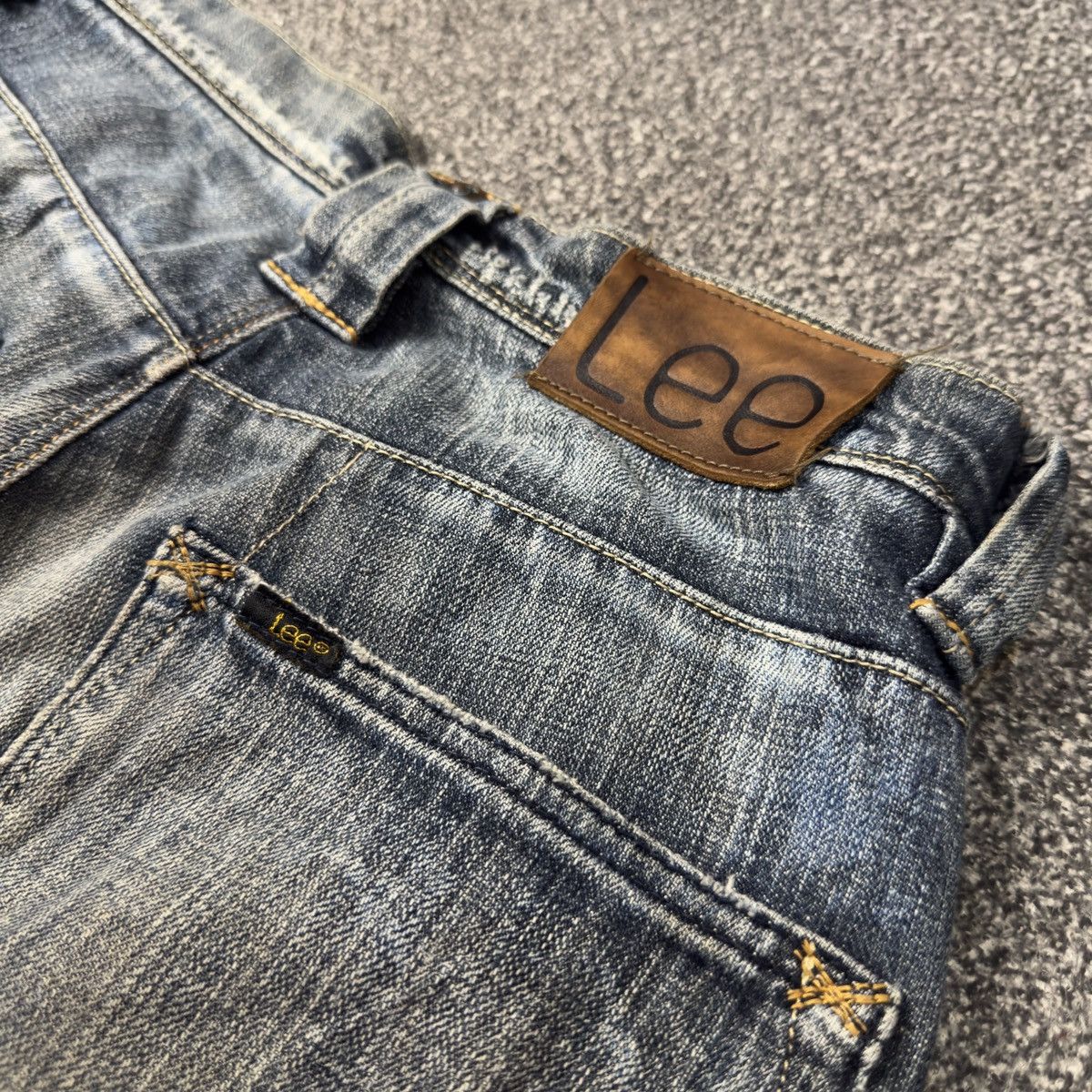 Lee 🔥 Vintage 90s Flared x-Line Lee Trashed Distressed Jeans Size US 30 / EU 46 - 9 Thumbnail